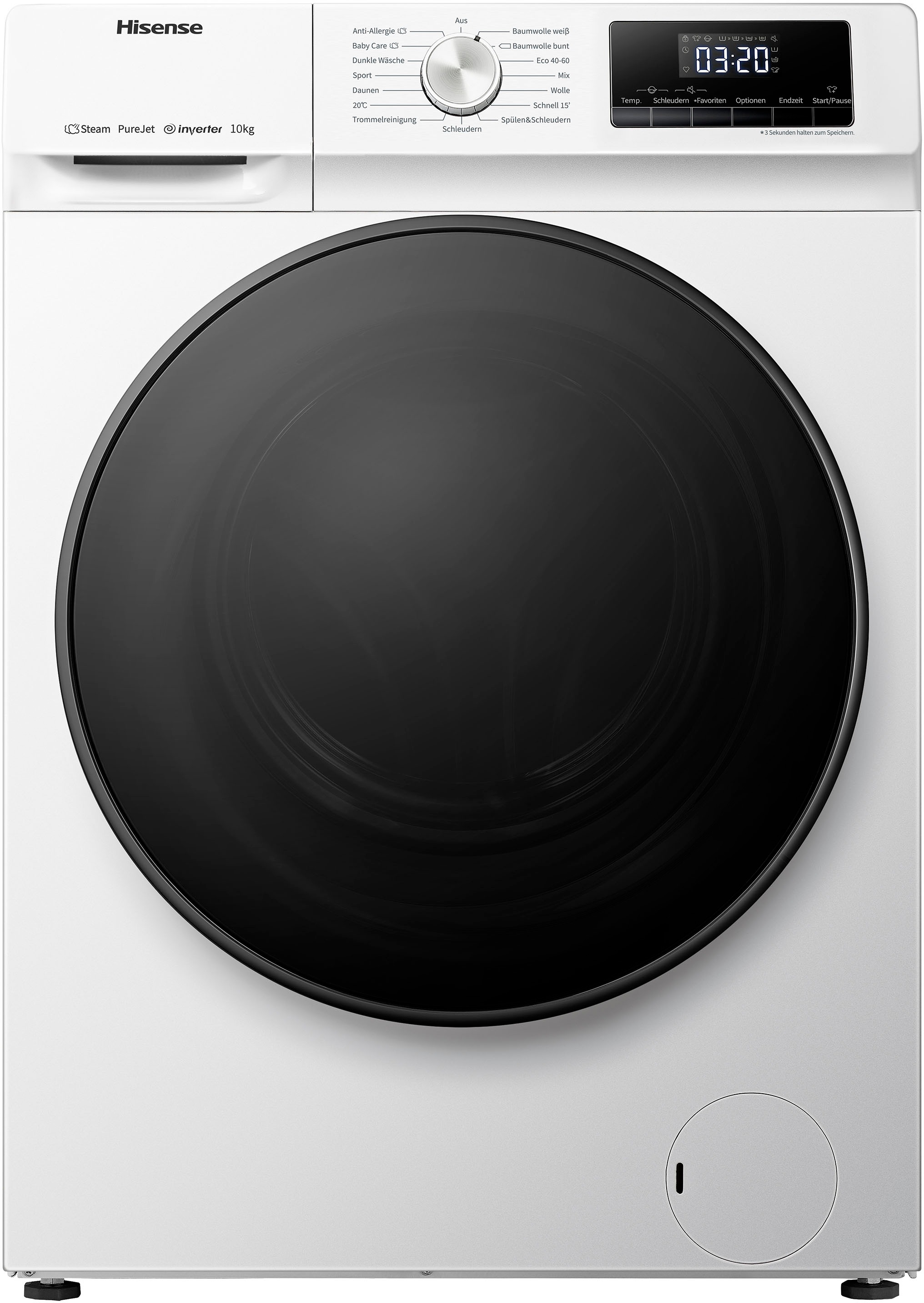 Hisense Waschmaschine WFQA1014EVJM "WFQA1014EVJM" 10 kg 1400 U/min günstig online kaufen