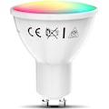 B.K.Licht LED-Leuchtmittel, GU10, 1 St., Farbwechsler, Smart Home LED-Lampe, RGB, WiFi, App-Steuerung, dimmba,r CCT Glühbirne