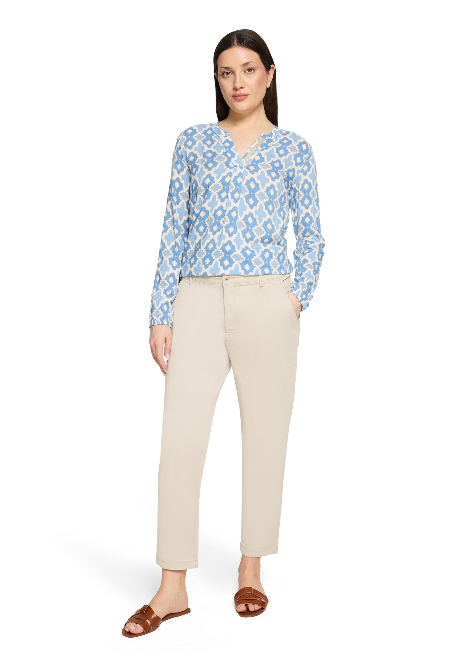 Cartoon Shirtbluse »Damen mit Muster«