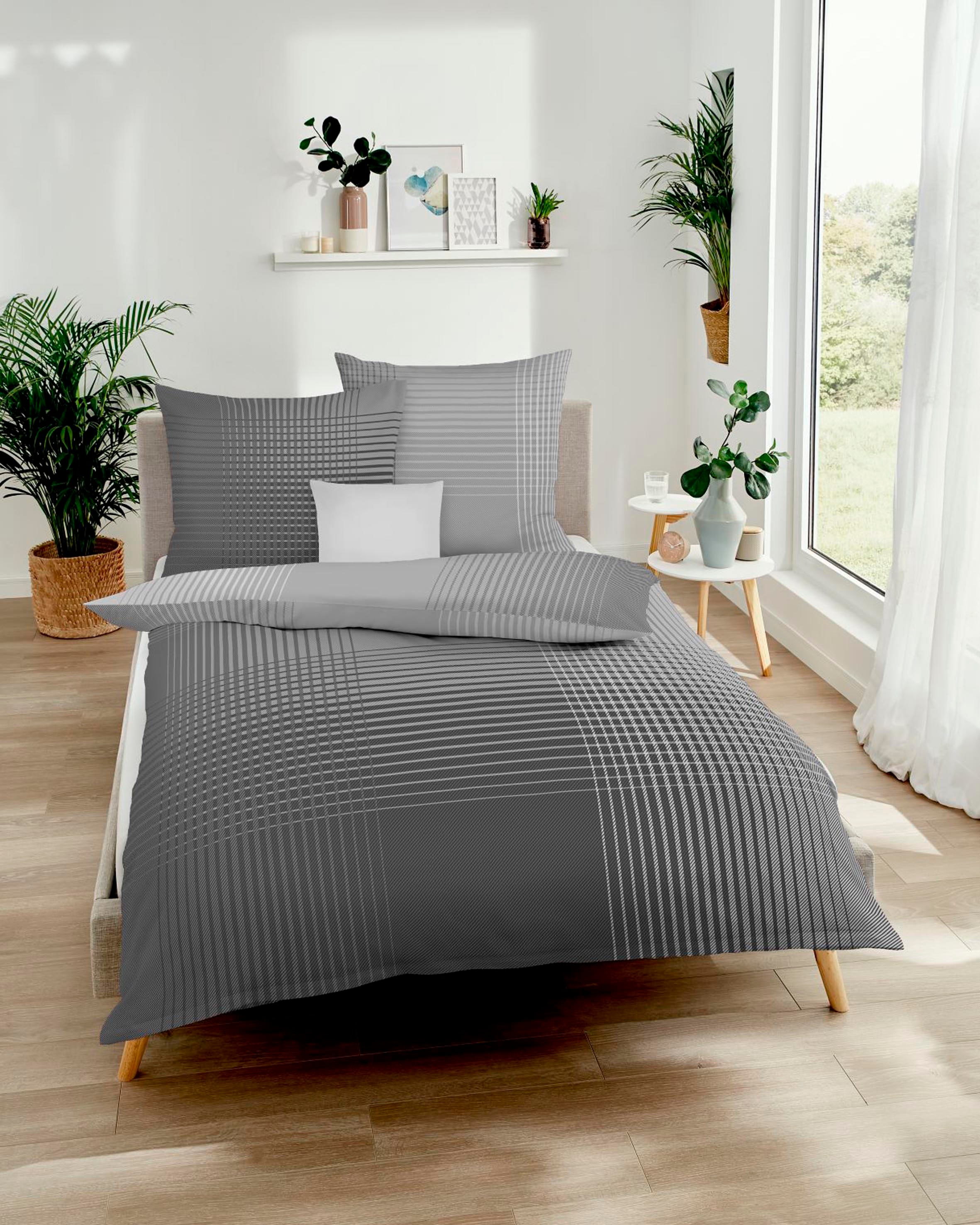 Kaeppel Bettwäsche "Master" 3 Stk. tlg. mit Karomuster günstig online kaufen