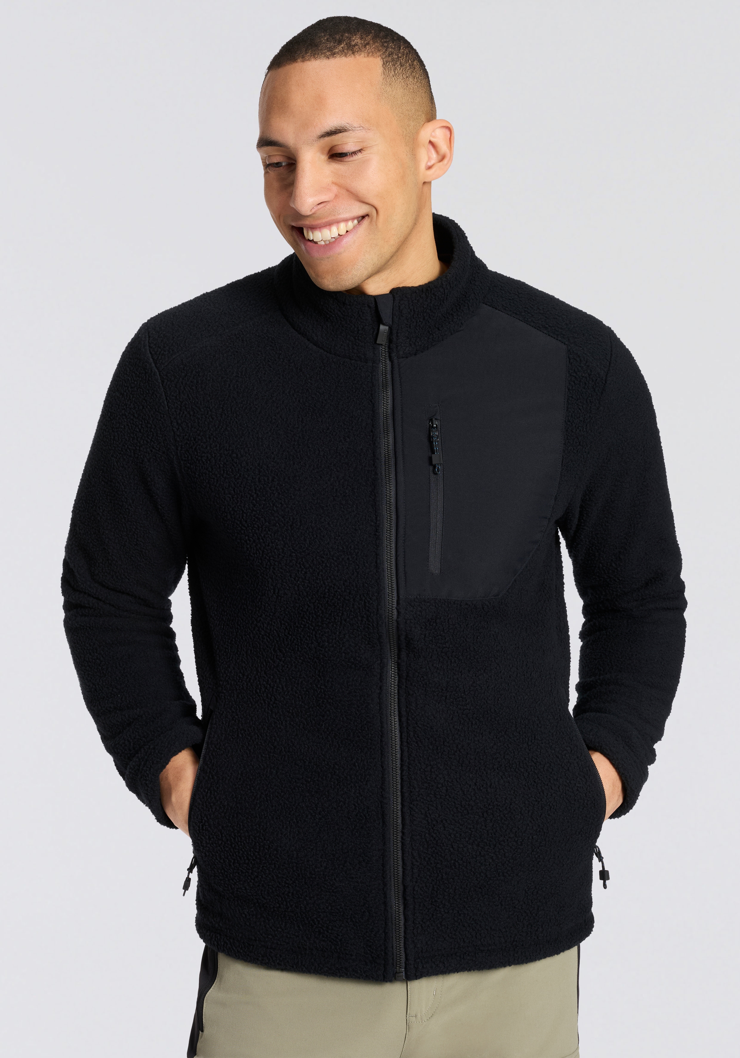 Killtec Outdoorjacke "KOW 90 MN JCKT" mit verstellbarer und abnehmbarer Kapuze, atmungsaktiv