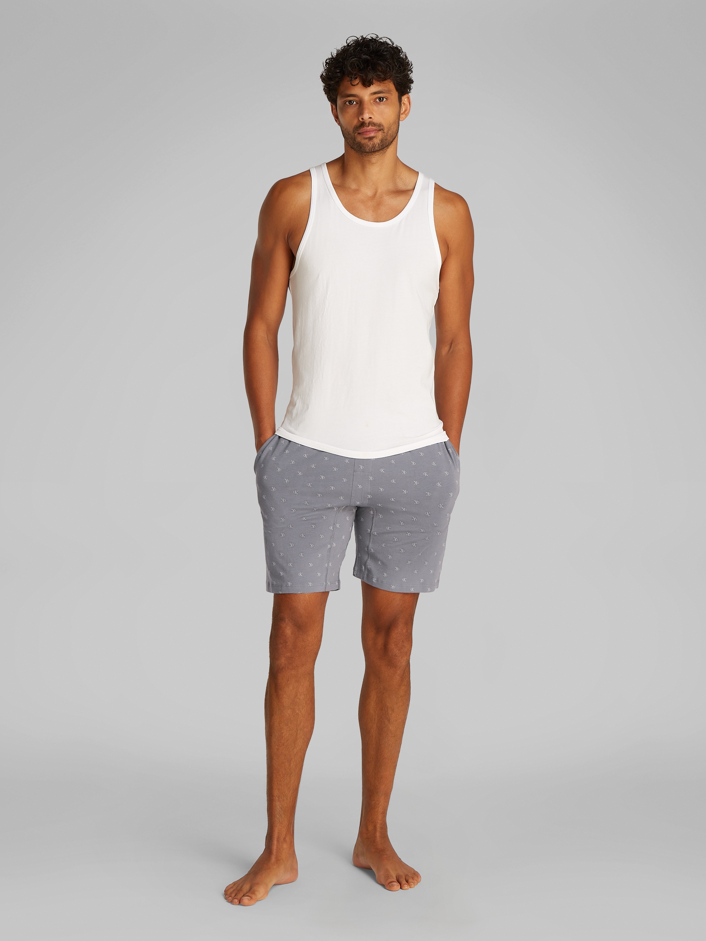 Calvin Klein Underwear Schlafshorts »SLEEP SHORT«, mit Logobund