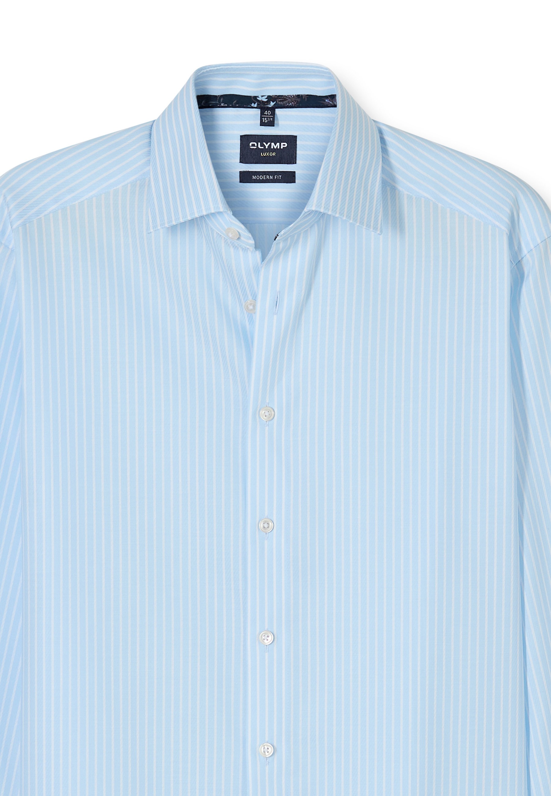 OLYMP Luxor Modern Fit Hemd Blau 41 2