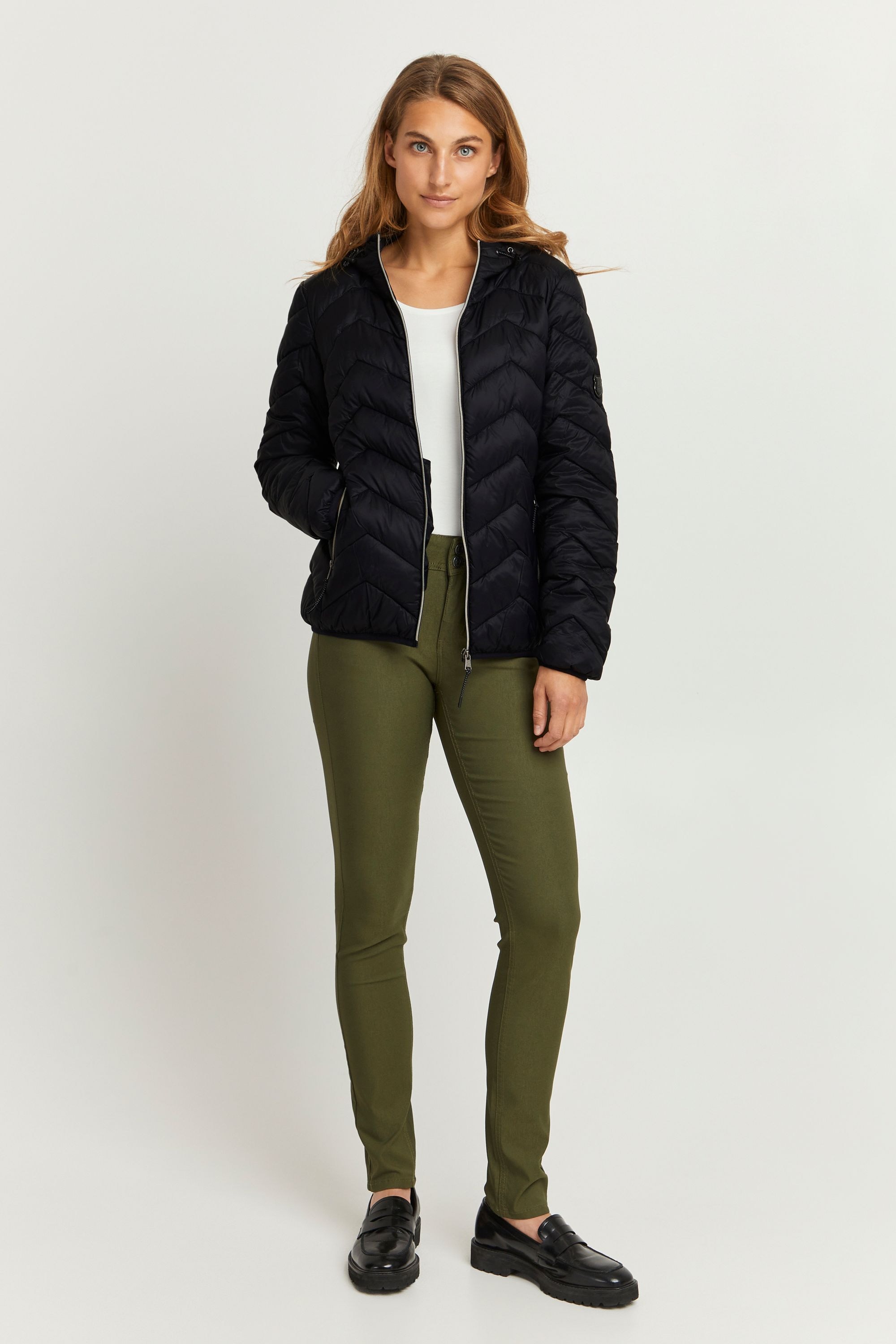 fransa Steppjacke »Steppjacke FRPadma«, mit Kapuze