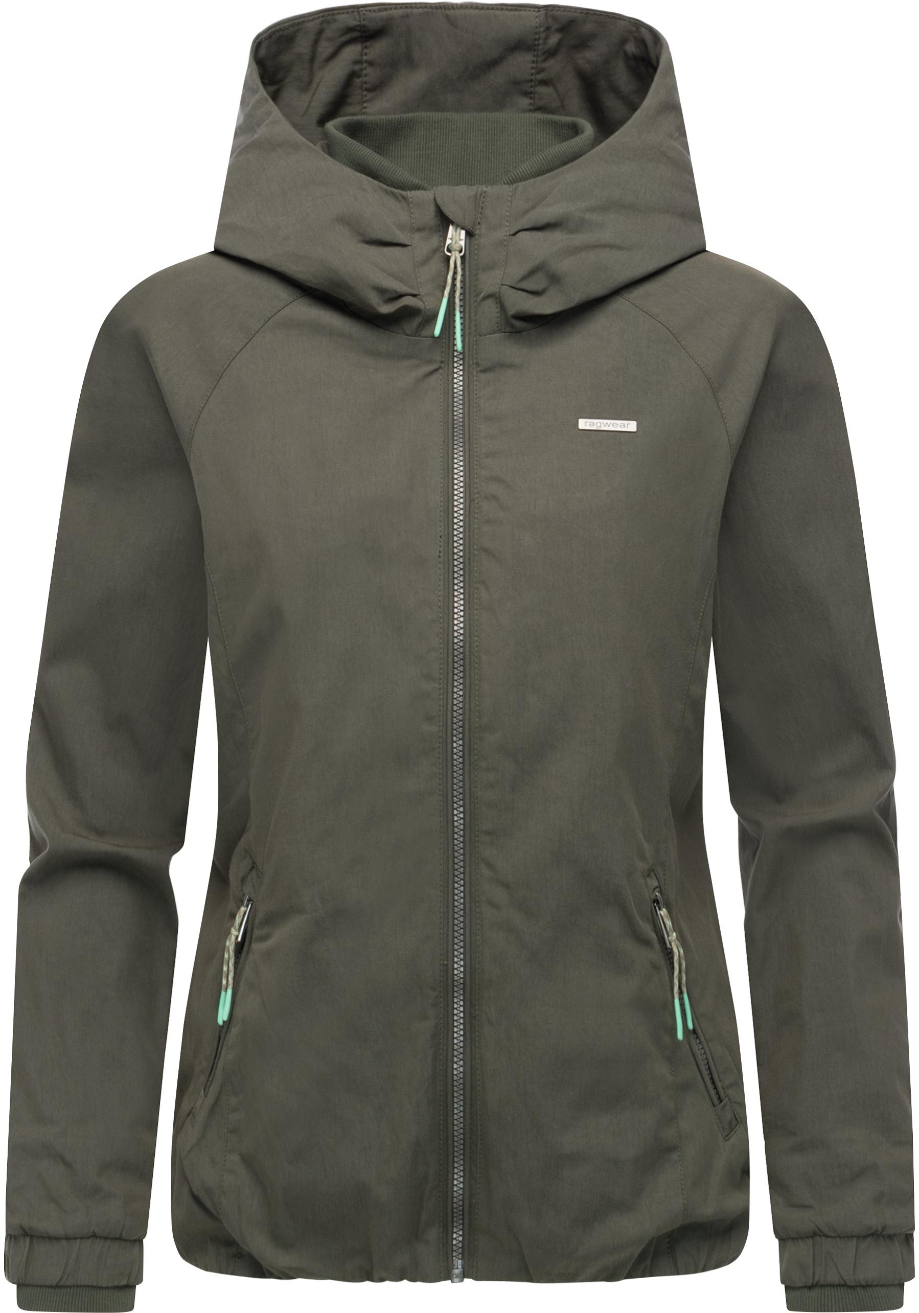 Ragwear Outdoorjacke "Dizzie A YOUMODO" mit Kapuze Leichte Übergangsjacke mit großer Kapuze