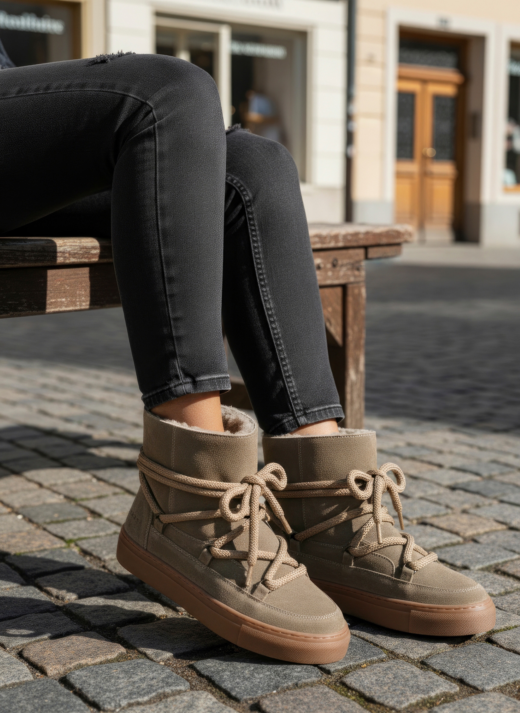 Elbsand Stiefelette »Boots, Winterstiefelette, Winterboots, Stiefel, Lederstiefelette«  aus Leder mit kuscheligem Lammfell