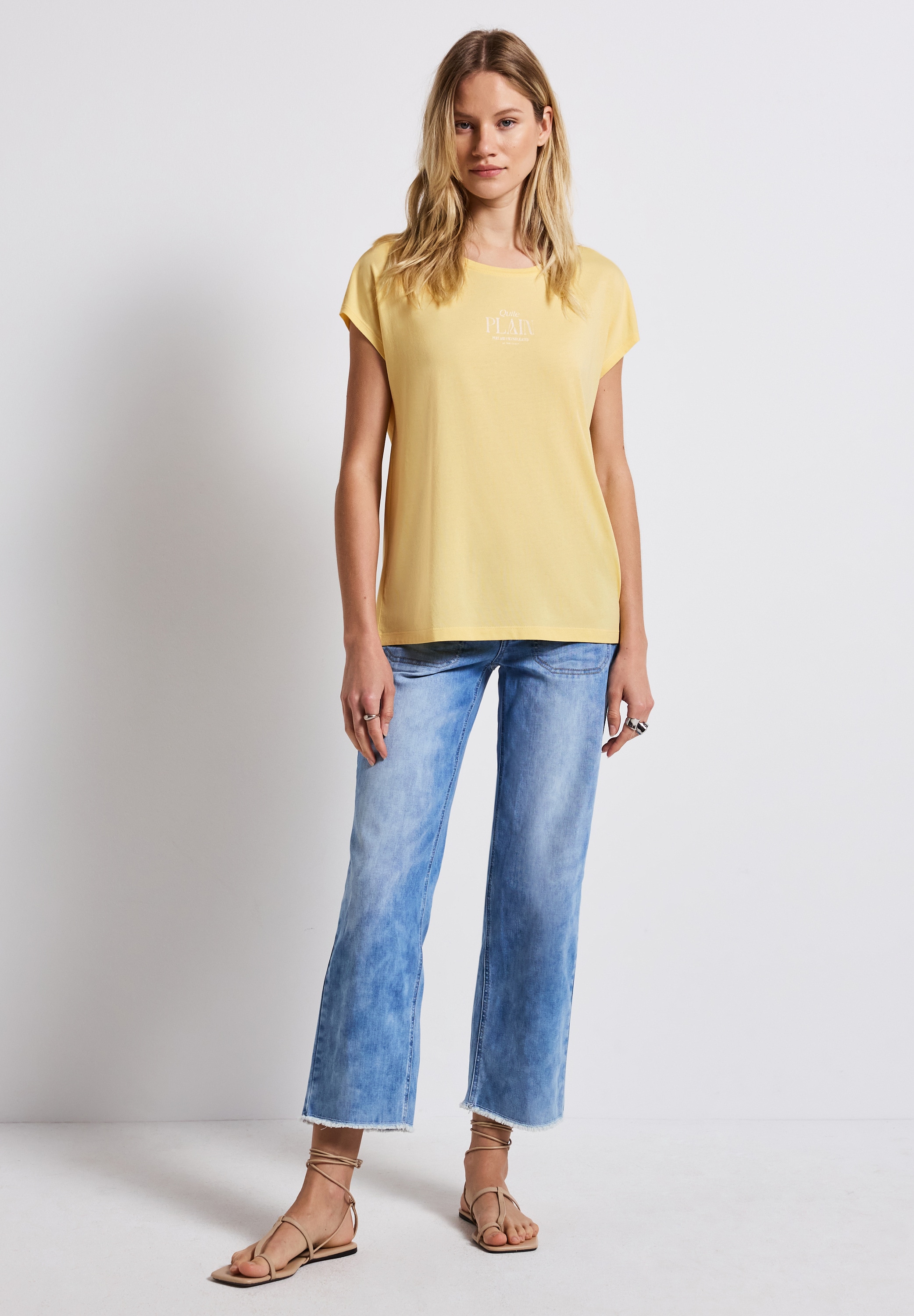 STREET ONE T-Shirt, im soften Baumwoll-Mix