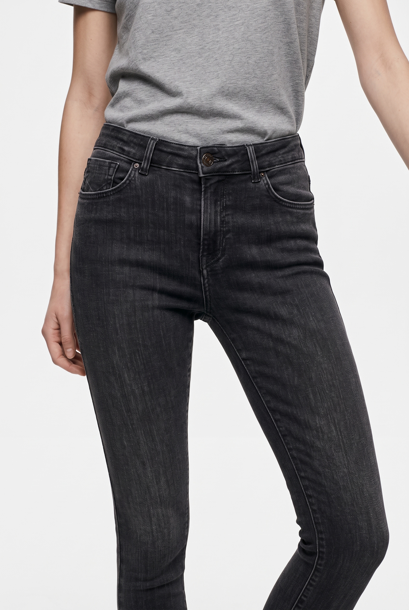 ONLY Skinny-fit-Jeans »ONLPOWER MID WAIST SK PUSH UP AZ BOX«