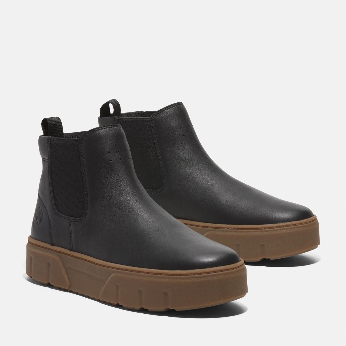 Timberland Stiefelette "LAUREL COURT MID PULL ON CHELSEA BOOT", Winterschuhe, Sneakerboots, Winterboots