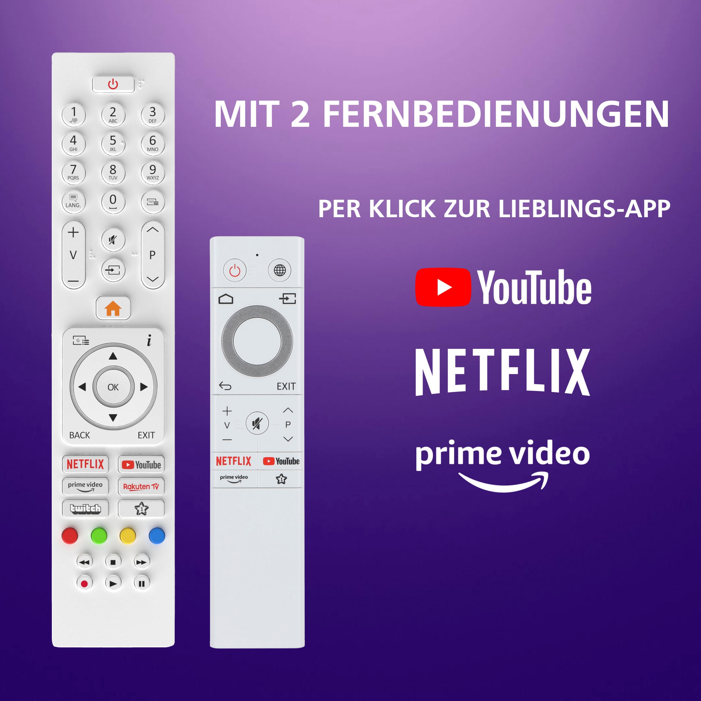 JVC LED-Fernseher »LT-32VHP256W«, Smart-TV