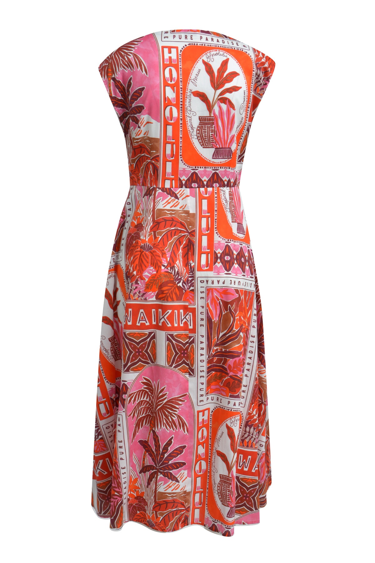 Milano Italy Sommerkleid Eingrifftaschen mit Taschen