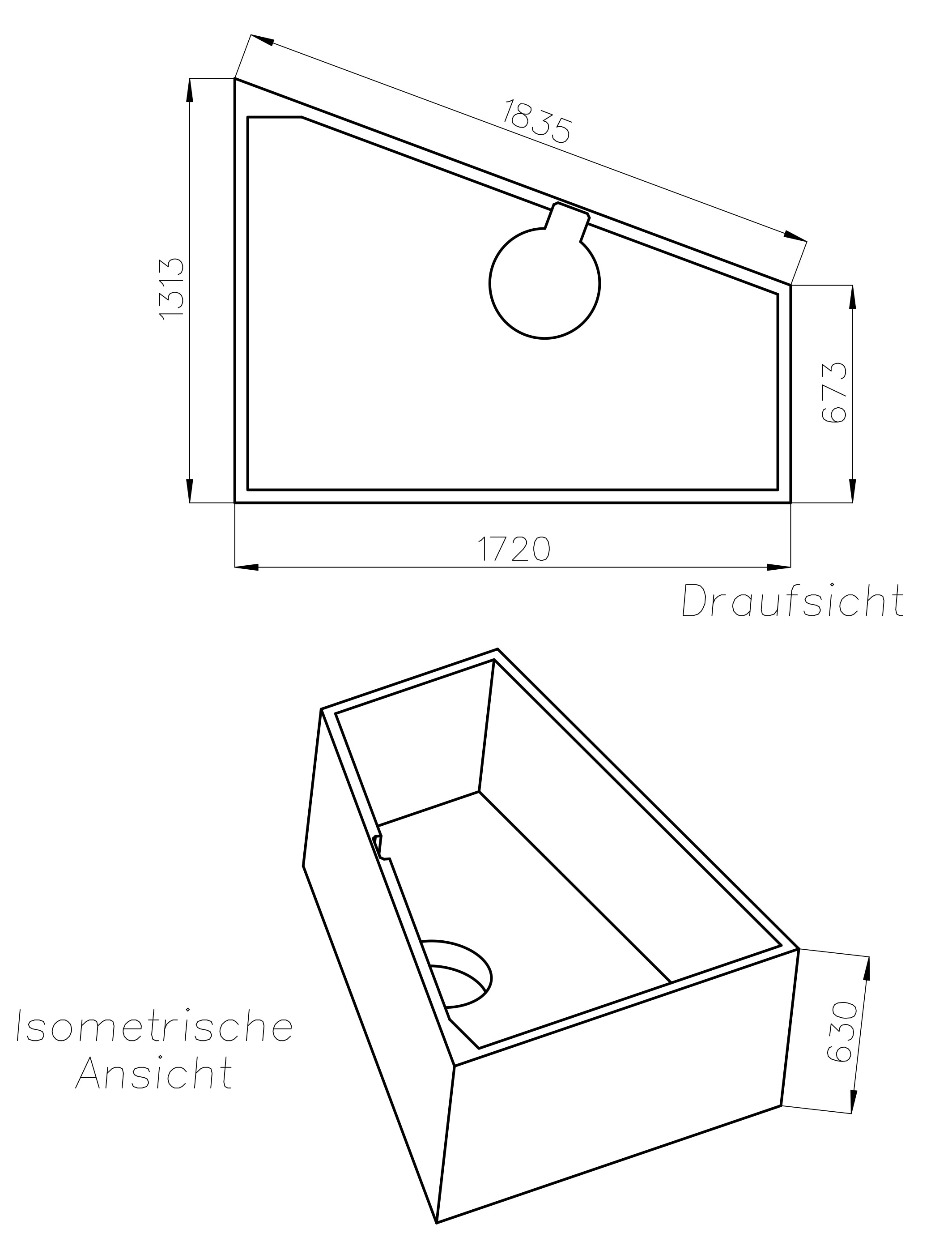 OTTOFOND Badewanne »Galia II«, (2 tlg.), mit Wannenträger