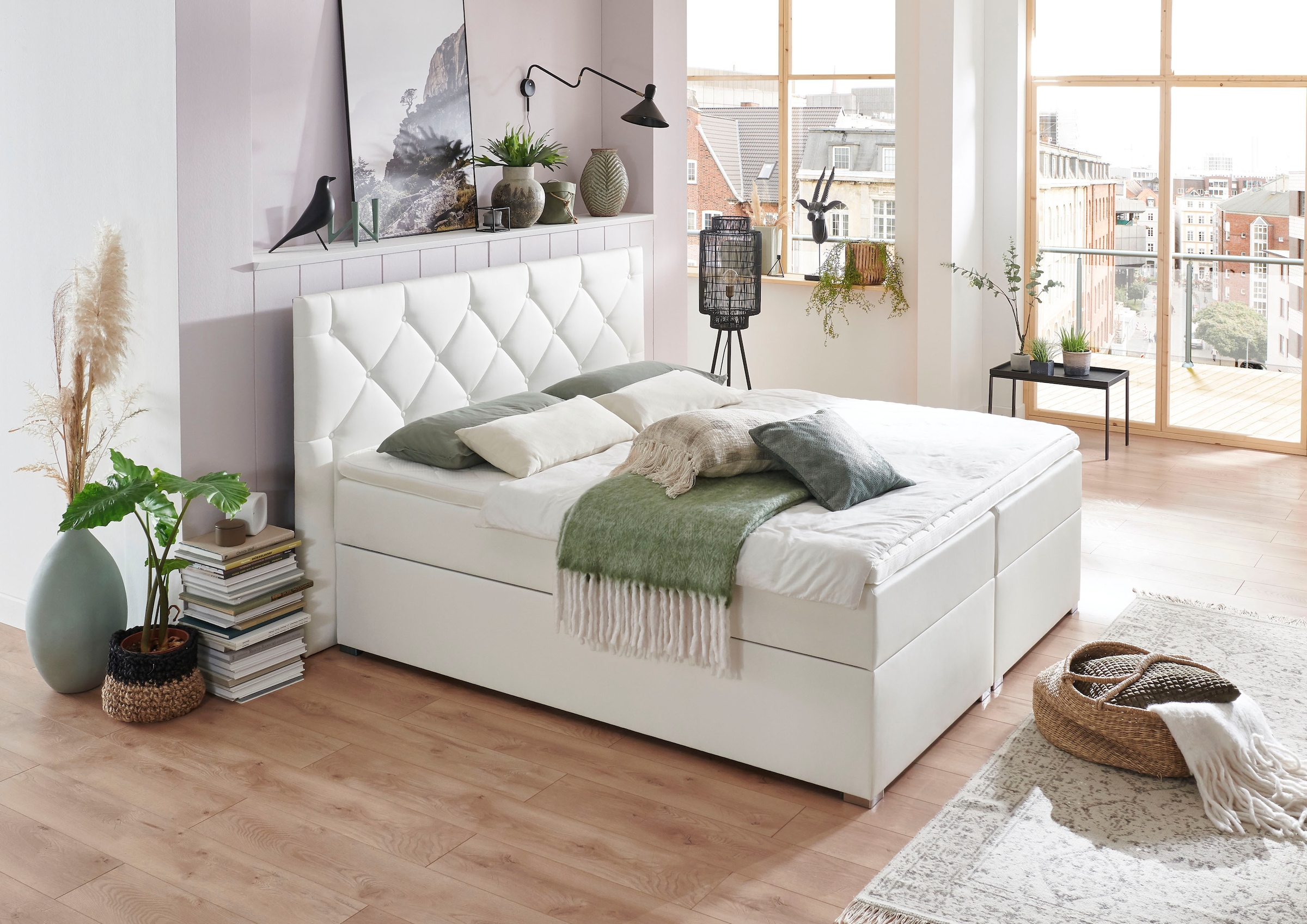 ATLANTIC home collection Boxbett "Meike", mit XXL-Bettkasten und Topper günstig online kaufen