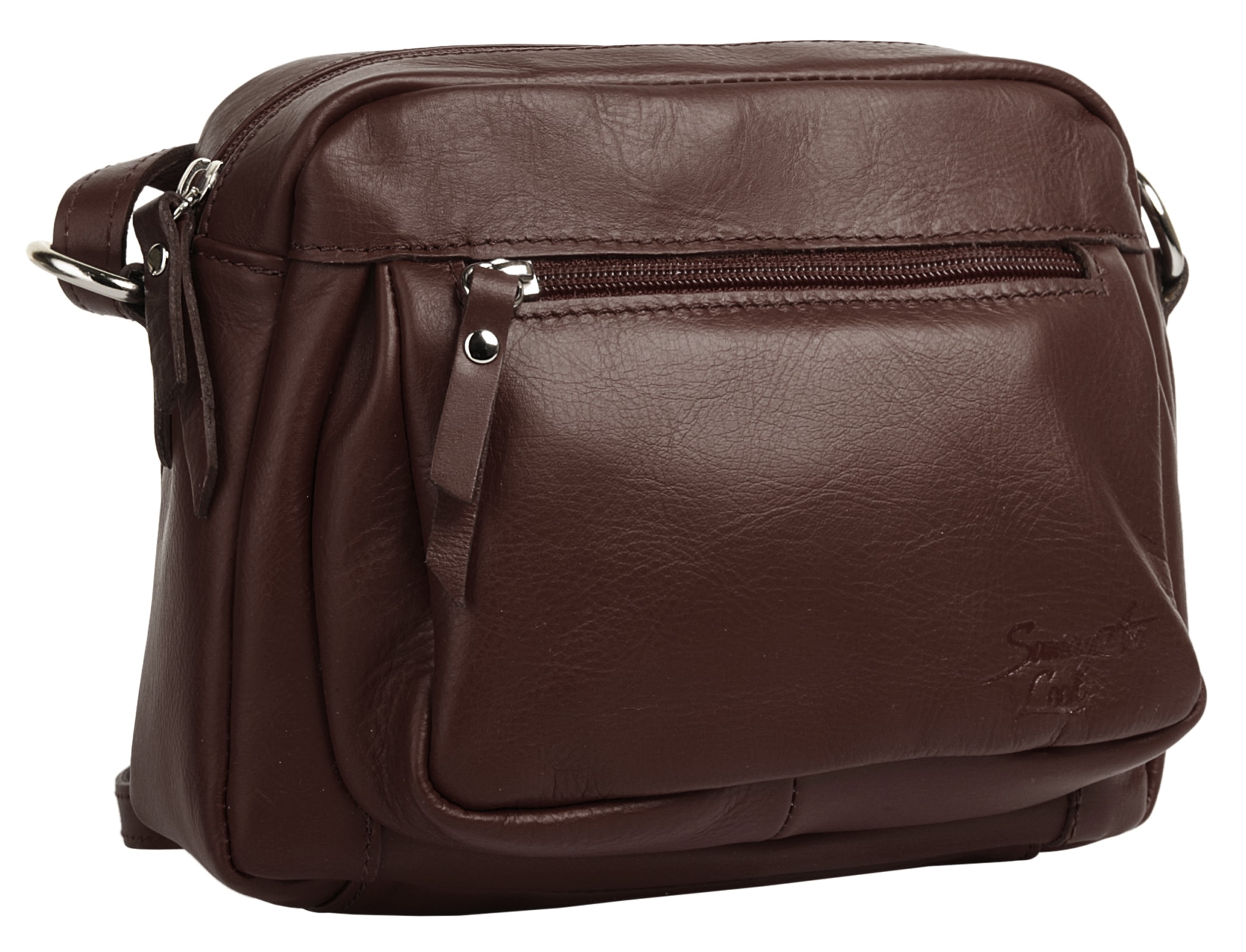 Samantha Look Umhängetasche »SAMANTHA LOOK Damen echt Leder« echt Leder