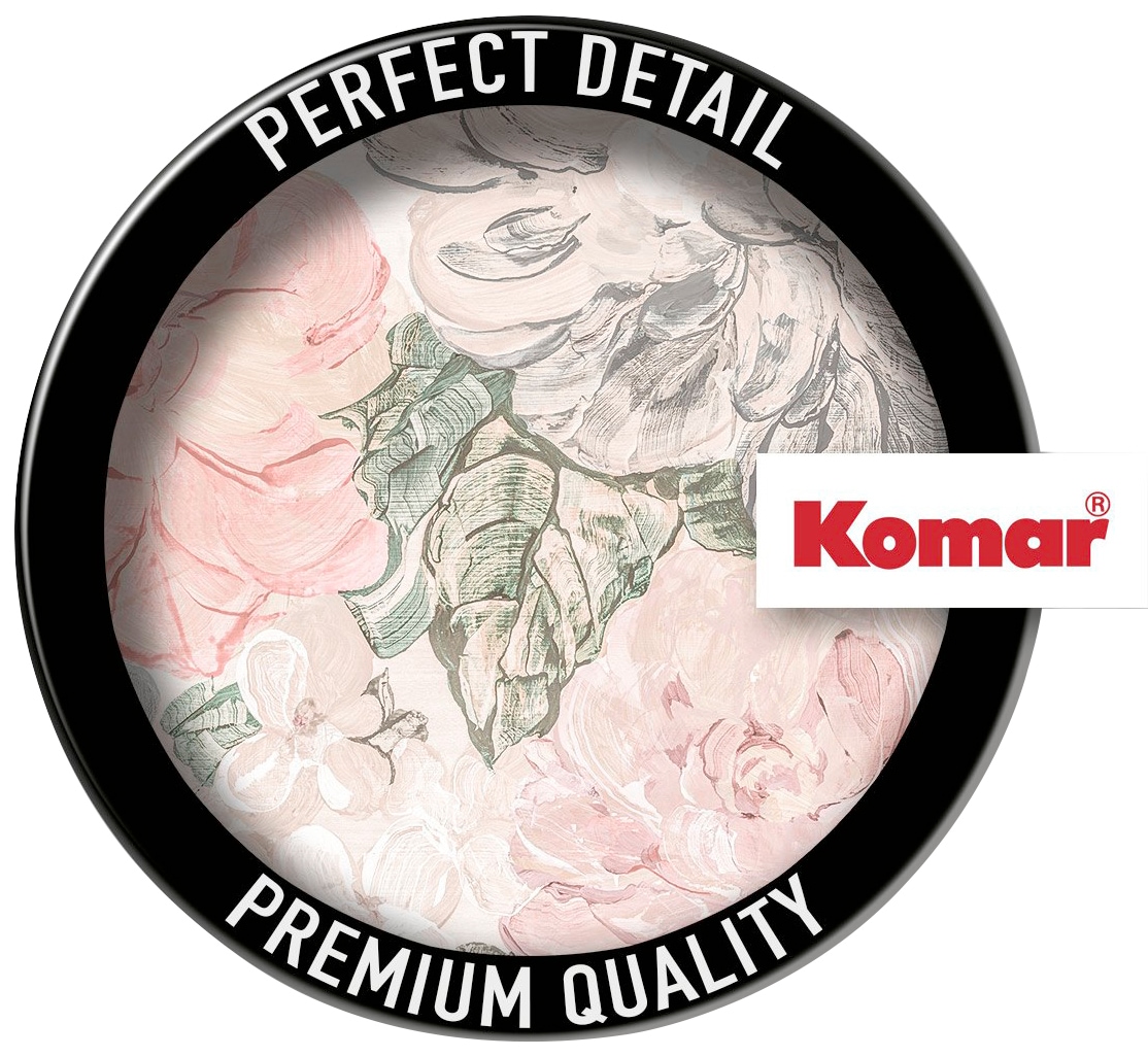 Komar Vliestapete »Digitaldruck Vlies - Gardenia - Größe 250 x 250 cm«, bedruckt, Wohnzimmer, Schlafzimmer