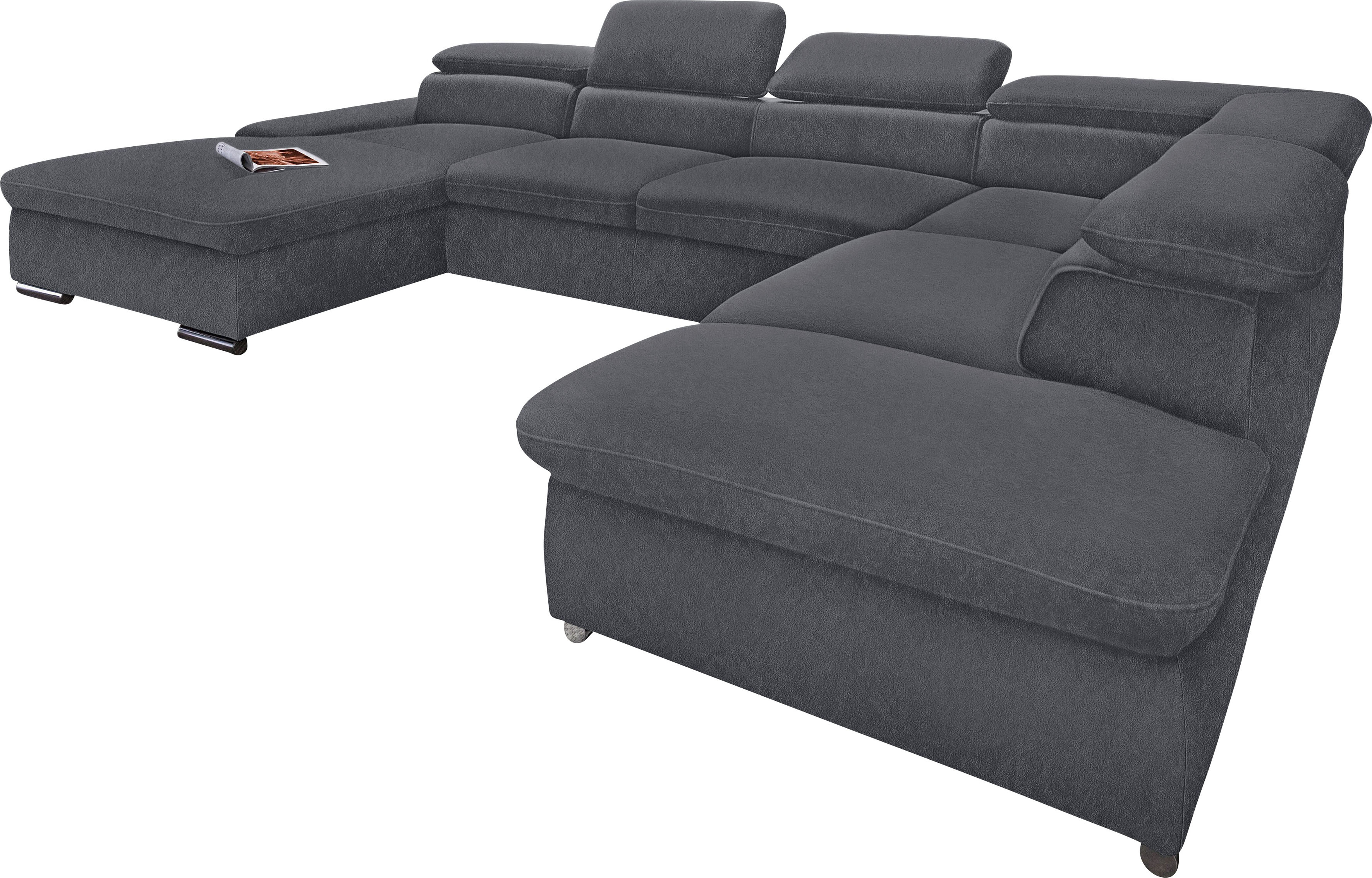 sit&more Wohnlandschaft "Alcudia U-Form" wahlweise mit Schlaffunktion
