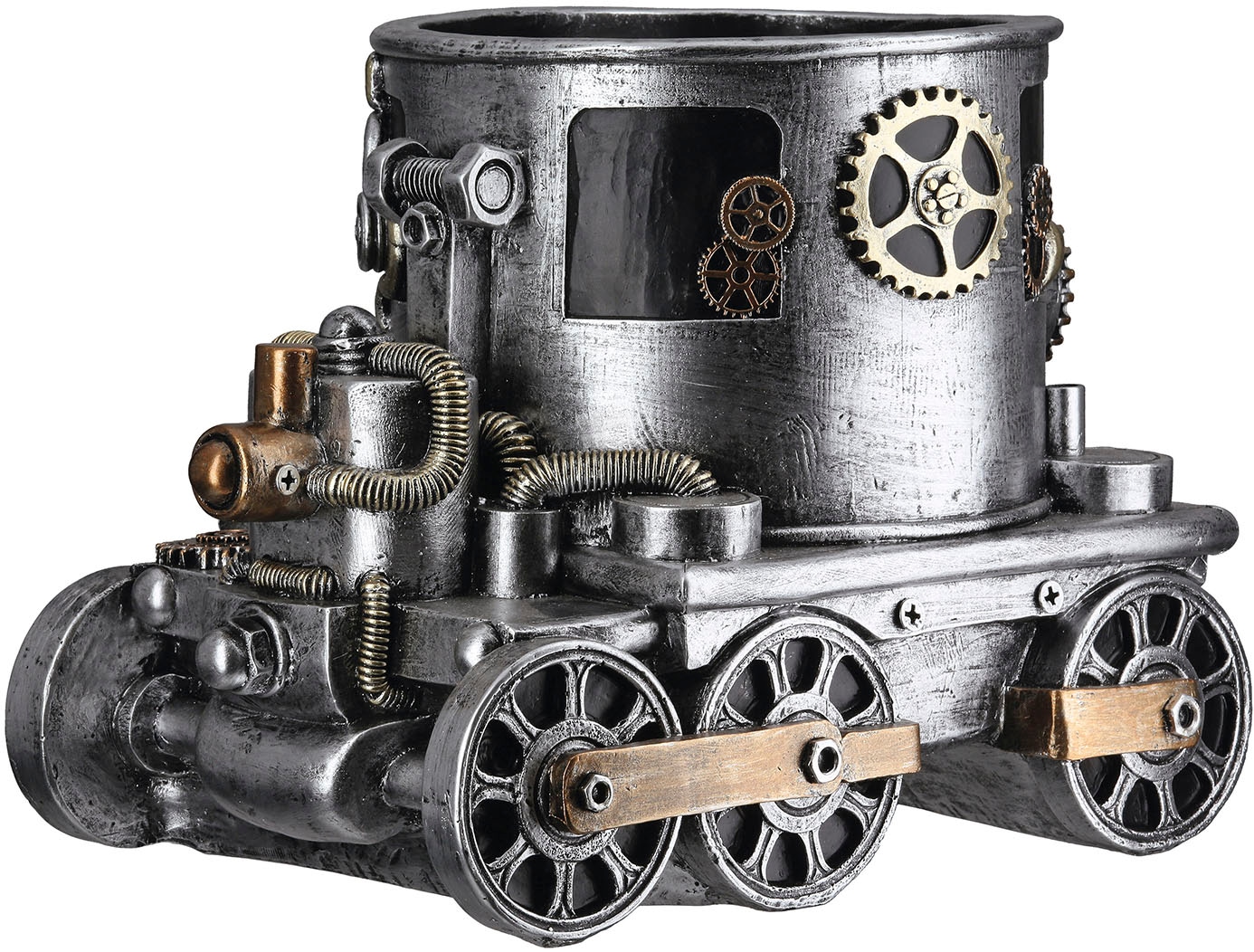 GILDE Übertopf "Übertopf Lokomotive Steampunk Engine planter" günstig online kaufen