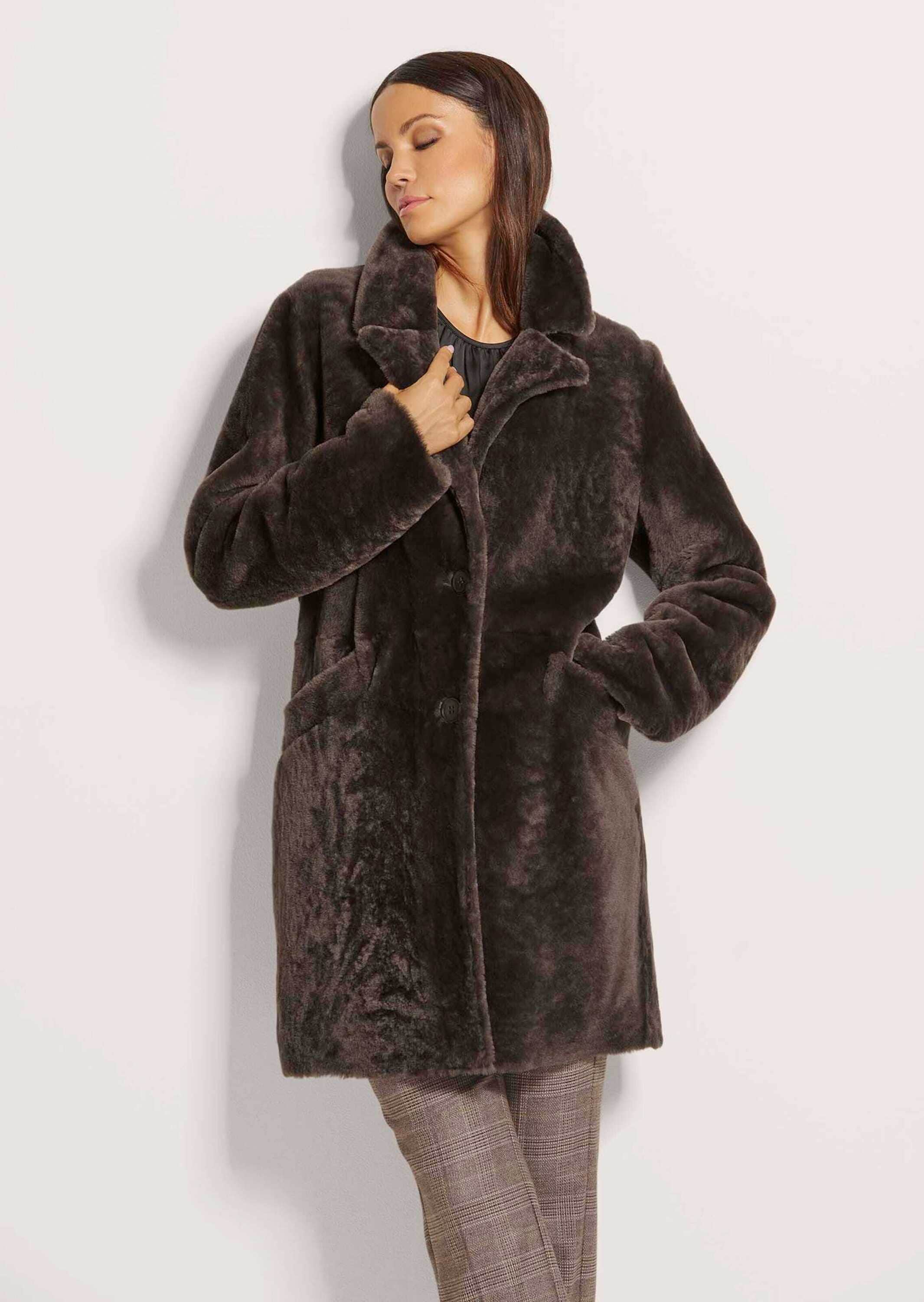 MADELEINE Kurzjacke »Lammfelljacke Lammfelljacke«