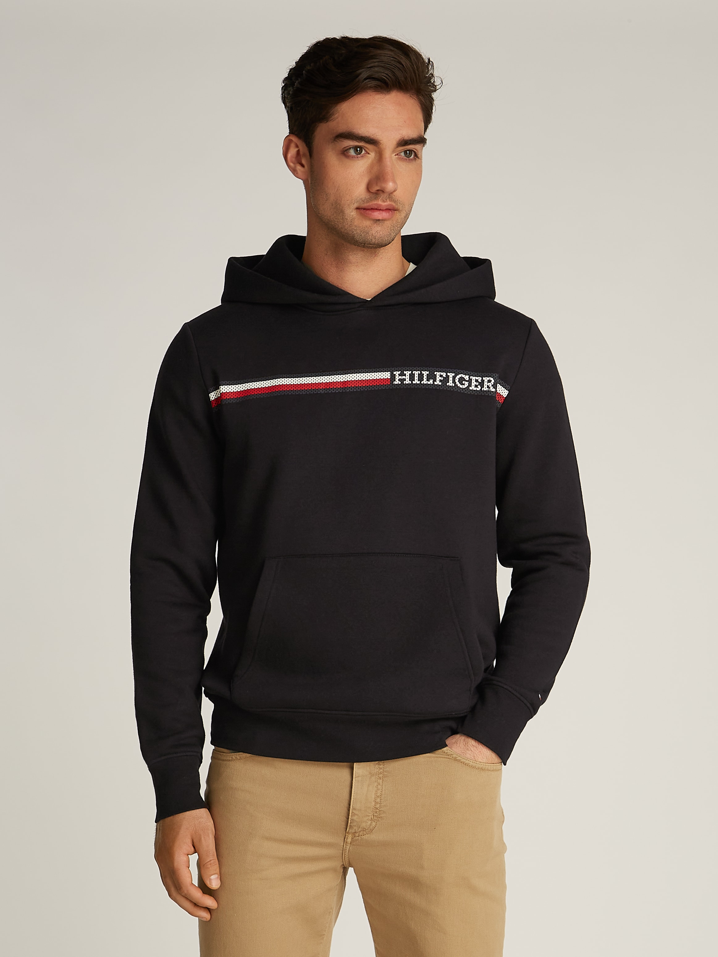 Tommy Hilfiger Hoodie CHEST STRIPE HOODY günstig online kaufen