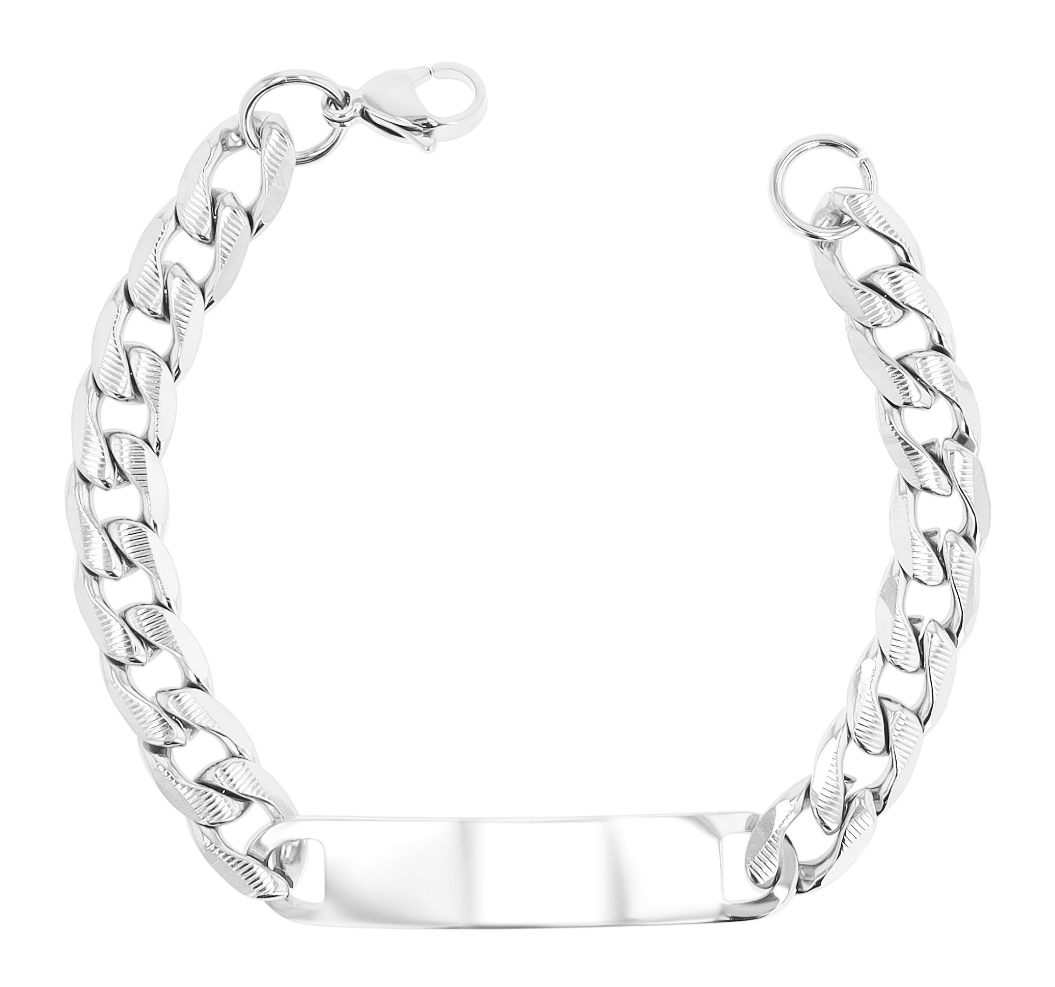 Adelia´s Armband »Armband – Panzerarmband aus Edelstahl 21 cm« Ein kleines Geschenk mit großer Wirkung
