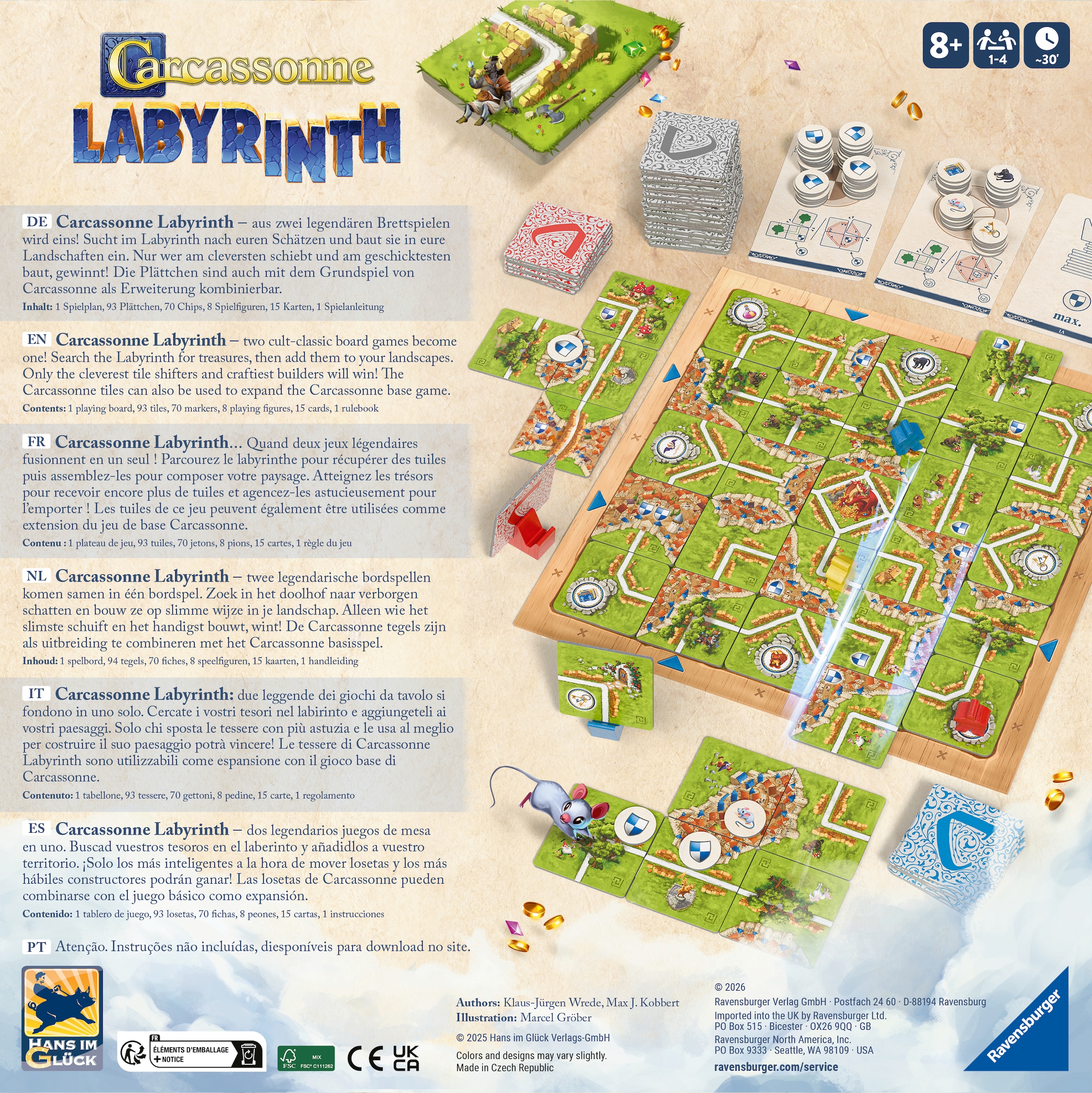 Ravensburger Spiel »Carcassonne Labyrinth« Made in Europe