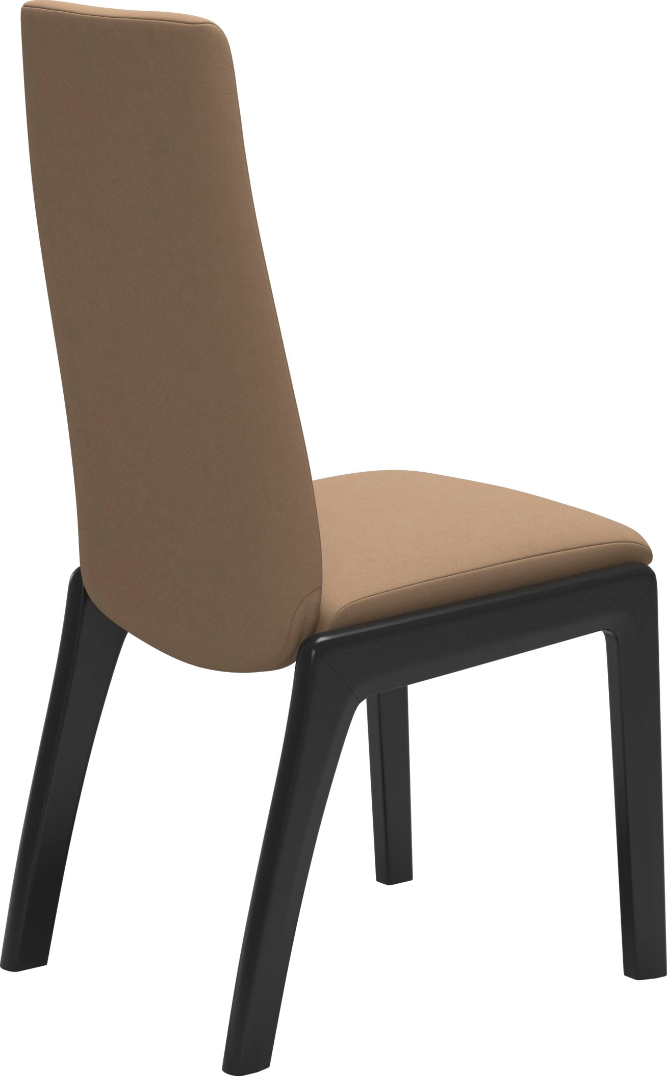 Stressless® Polsterstuhl »Laurel«, Microfaser DINAMICA, Low Back, Größe L, mit abgerundeten Beinen in Schwarz