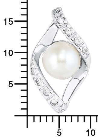 Amor Kette mit Anhänger »9178230«, mit Zirkonia (synth.) - mit Süßwasserzuchtperle