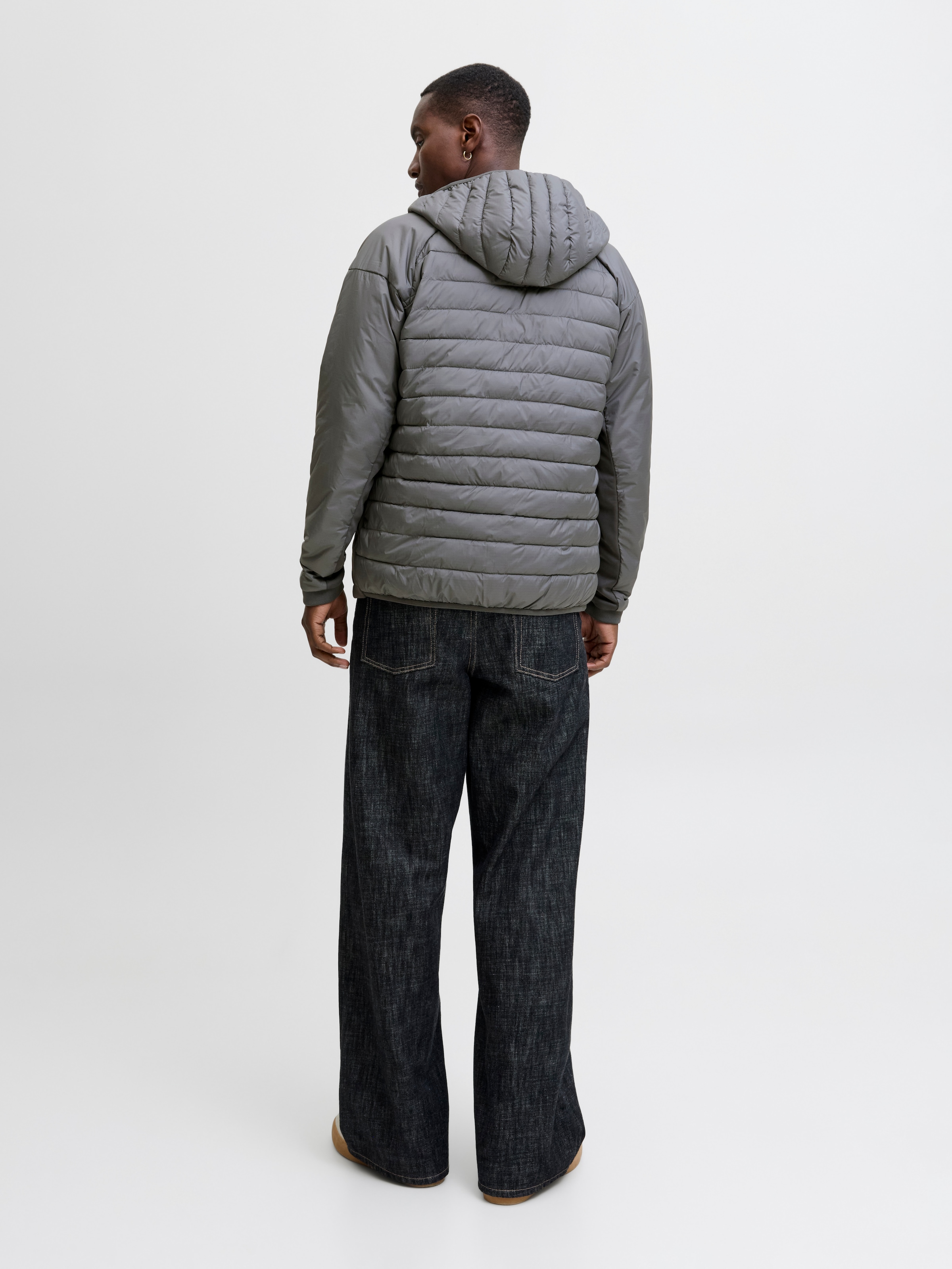 Jack & Jones Steppjacke »JJESTATE HYBRID JACKET NOOS«, mit Kapuze, mit Kapuze
