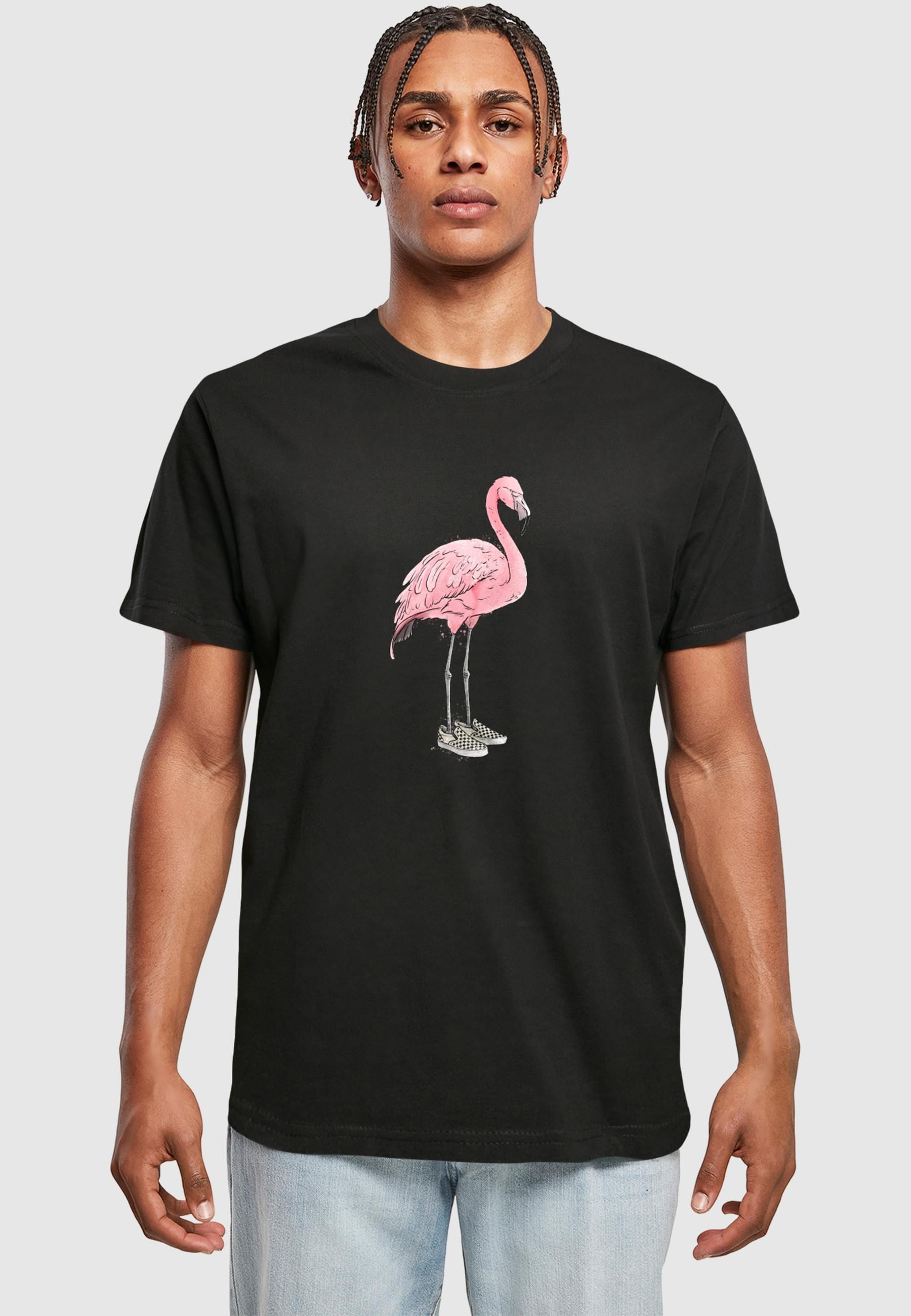 MisterTee T-Shirt »MisterTee Herren Fly-Mingo Tee«, (1 tlg.)
