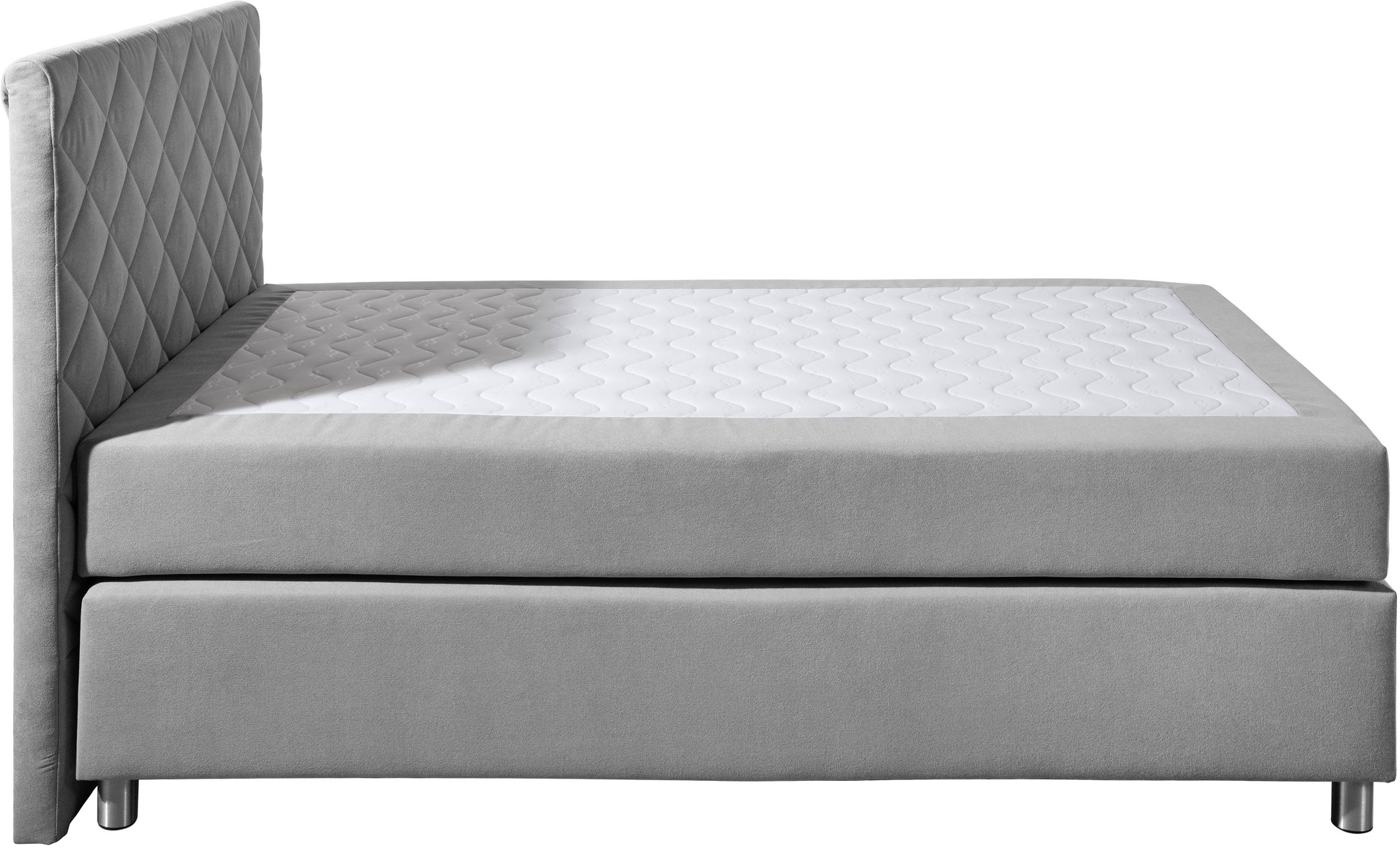 Leonique Boxspringbett »Bernard, in verschiedenen Breiten«, inkl. Topper, Matratze in H2, H3 oder H4 erhältlich