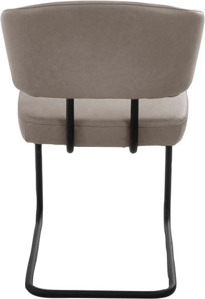 Thumbnail - K+W Komfort & Wohnen Freischwinger "Mikkado Tube" () 1 Stk.abgerundeter Rücken, Rundrohrgestell, Abstandshalter, Sitzkom...