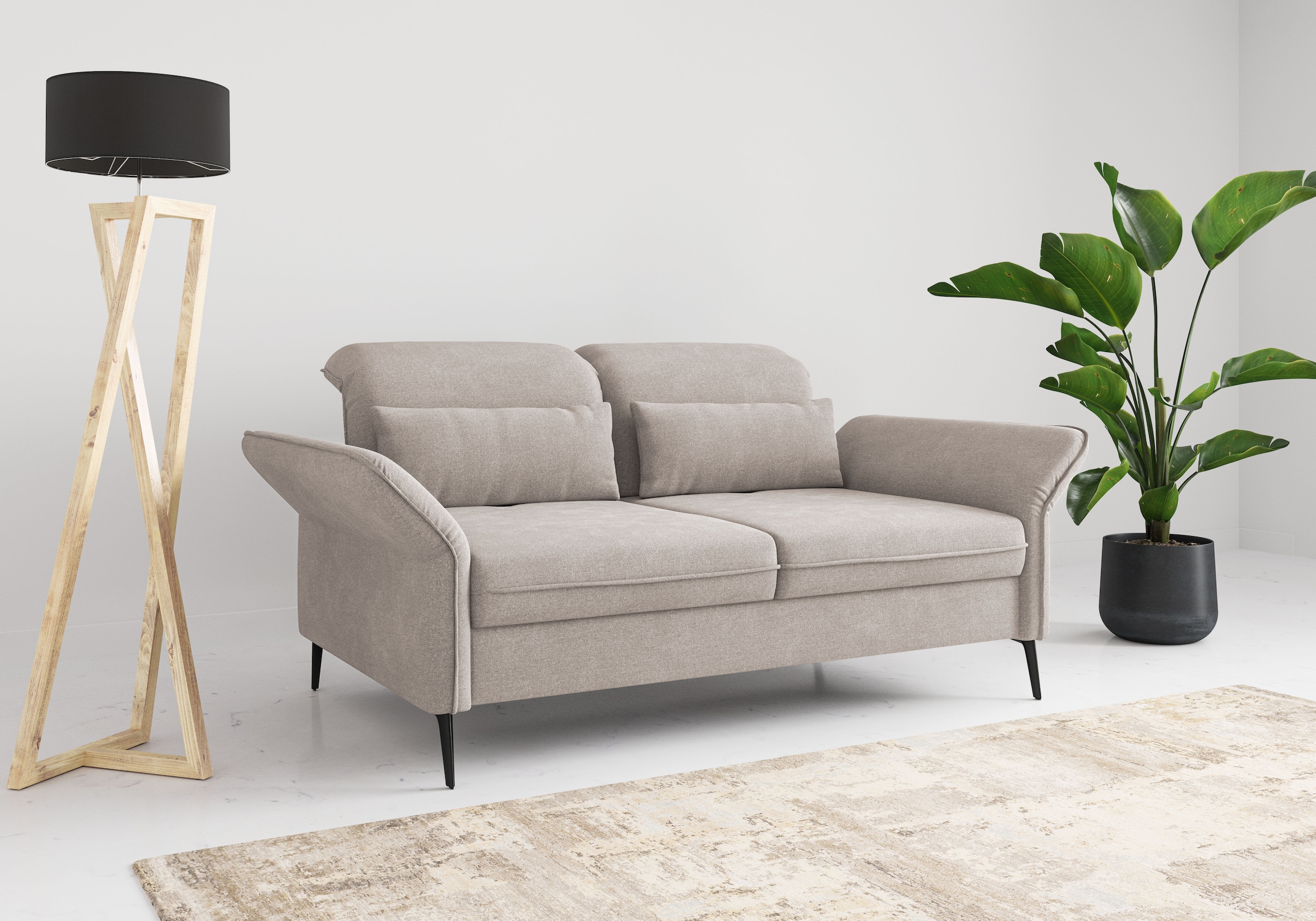 sit&more 3-Sitzer "Emely", mit Sitztiefenverstellung, optional mit Bettfunk günstig online kaufen
