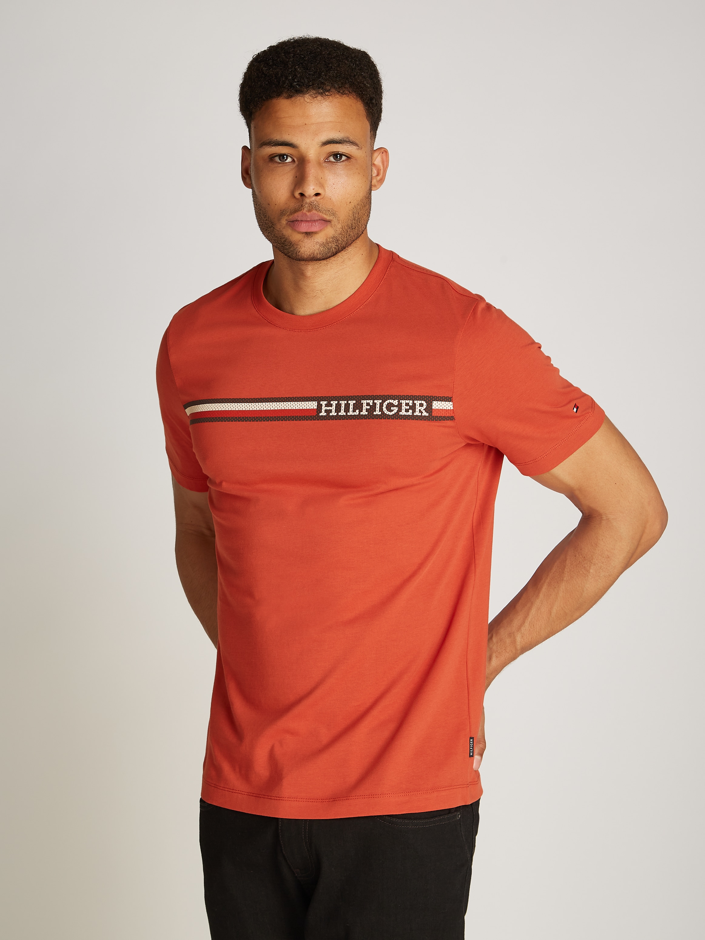 Tommy Hilfiger T-Shirt "CHEST STRIPE TEE" günstig online kaufen