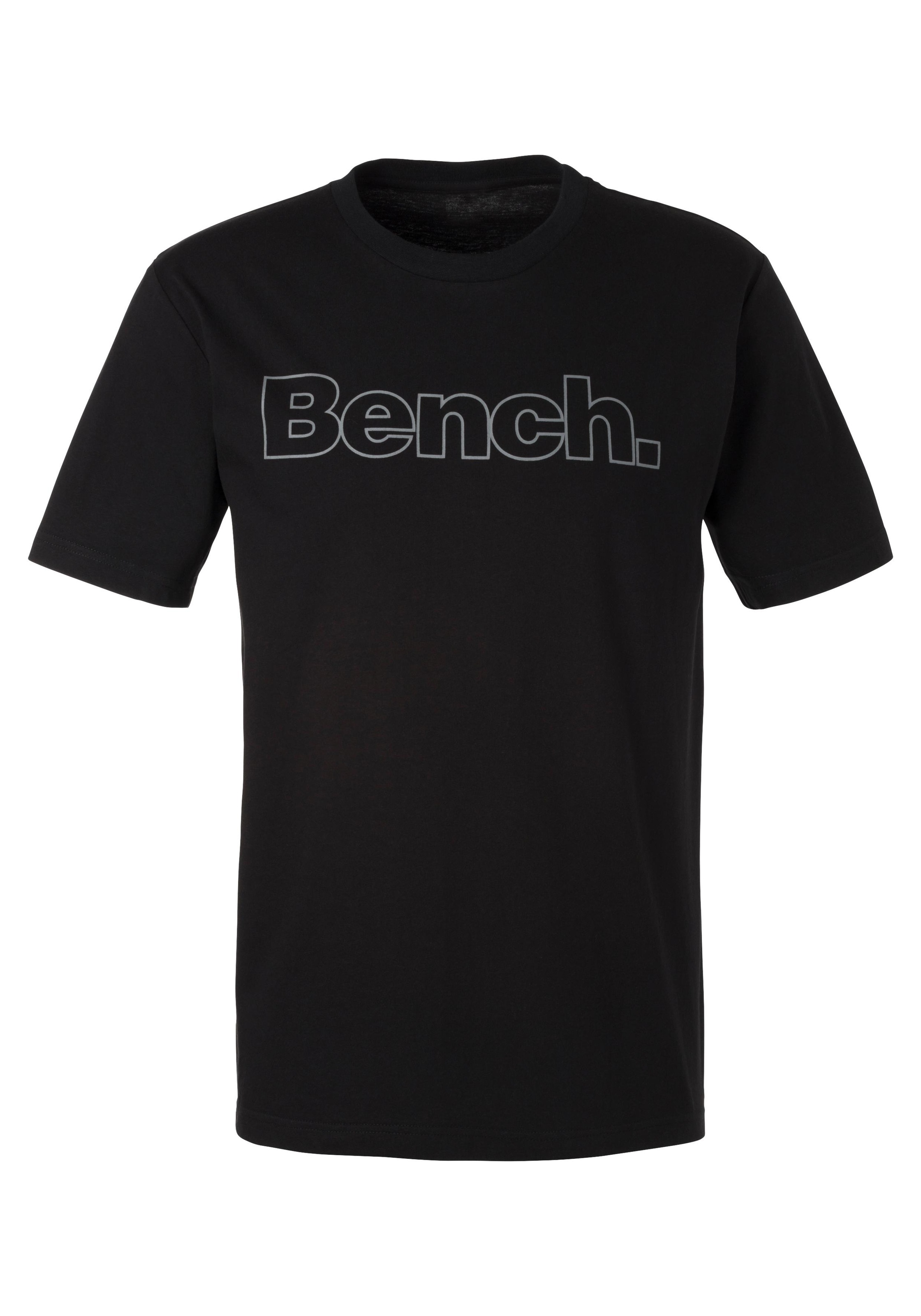 Bench. Loungewear T-Shirt 2 Stk. tlg. Shirt mit Logoprint, Basicshirt mit R günstig online kaufen