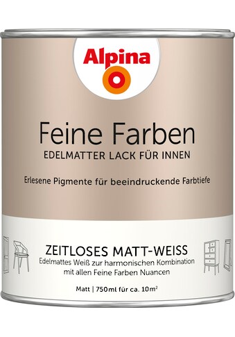 Lack »Edelmattes Weiß«