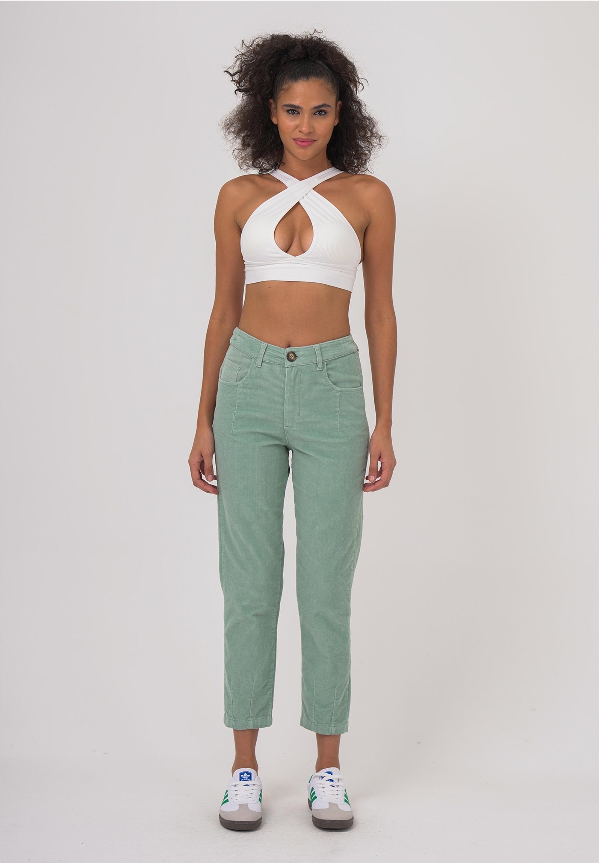 Thumbnail - freshlions Cordhose "Yasmilda" im einfarbigen Design