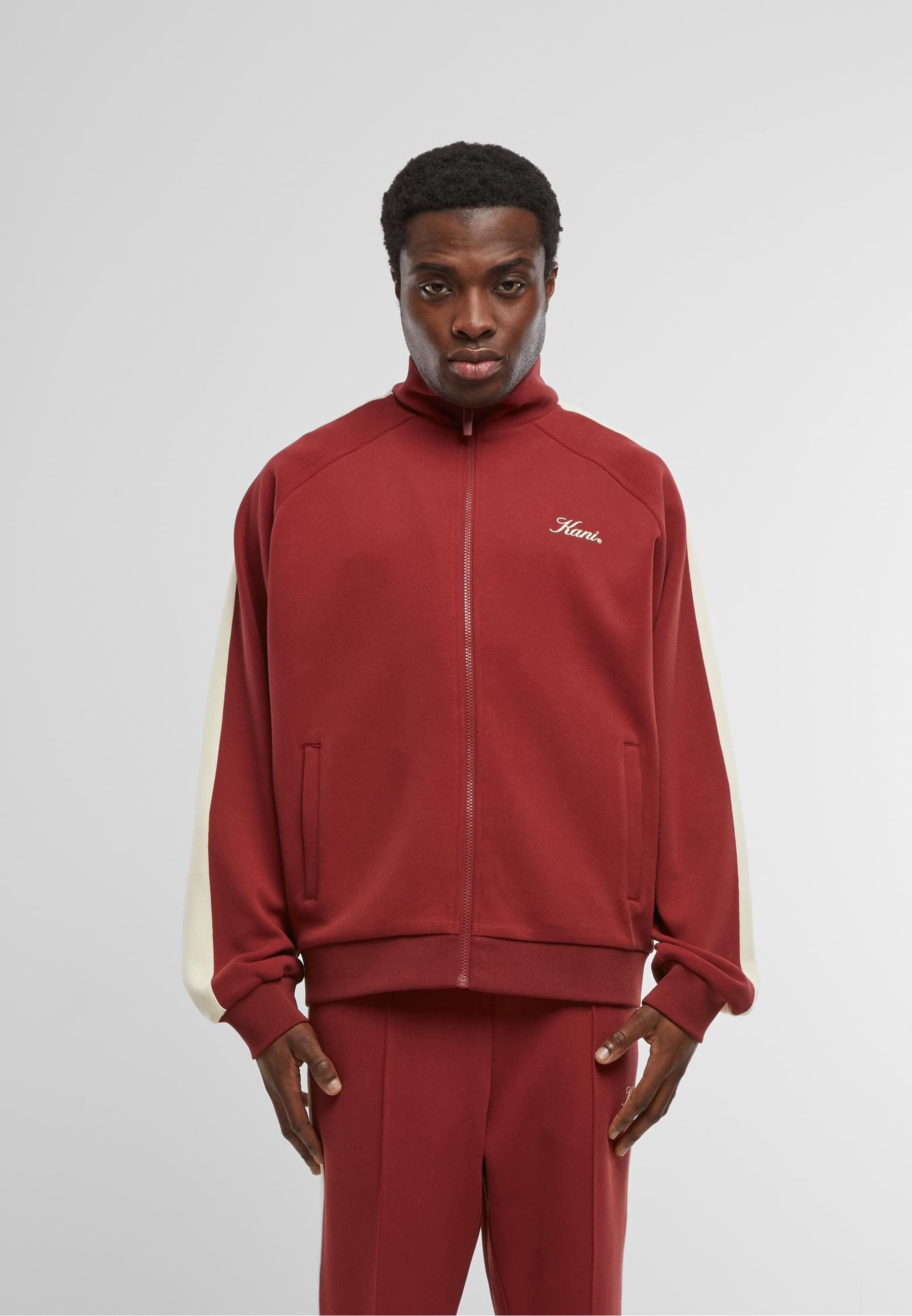 Karl Kani Trainingsjacke »Karl Kani Kani Sidestripe Trackjacket«, (1 St.), ohne Kapuze