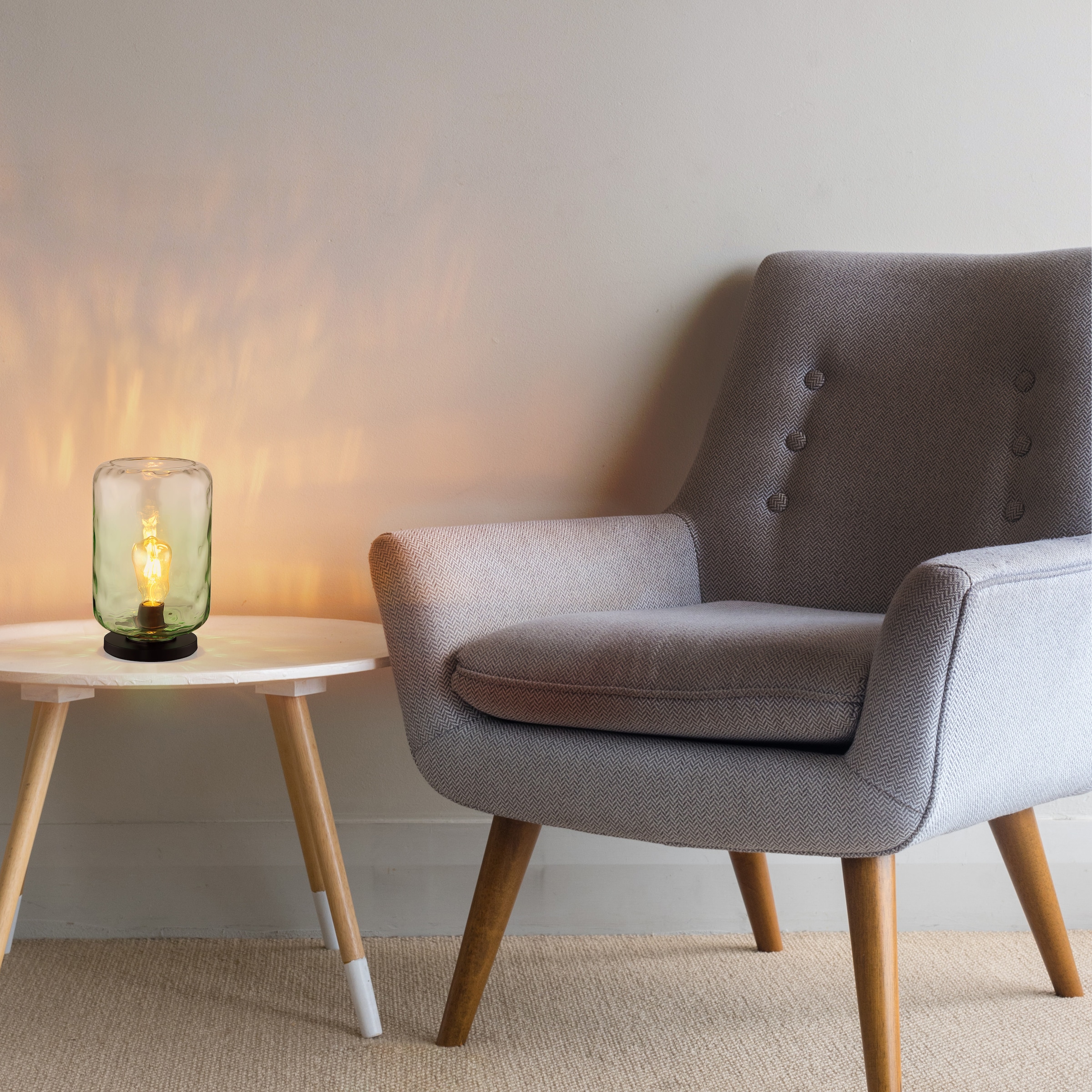 GLOBO LIGHTING Tischleuchte »DARINA« E27 1 Stk. Tischlampe Nachttischlampe Deko-Tischleuchte Schlafzimmer