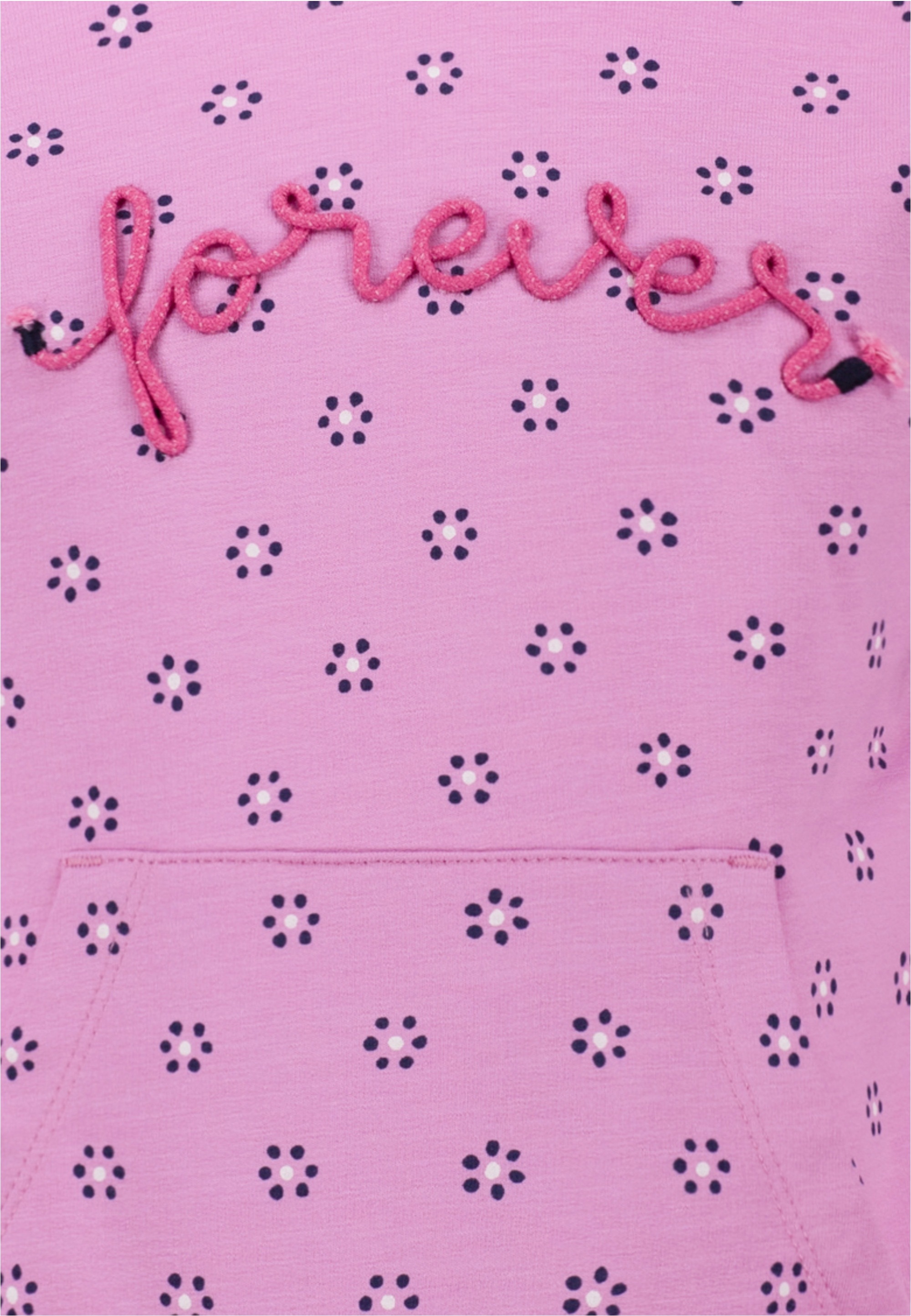 SALT AND PEPPER Kapuzensweatshirt »Forever« mit Applikation und Allover-Druck