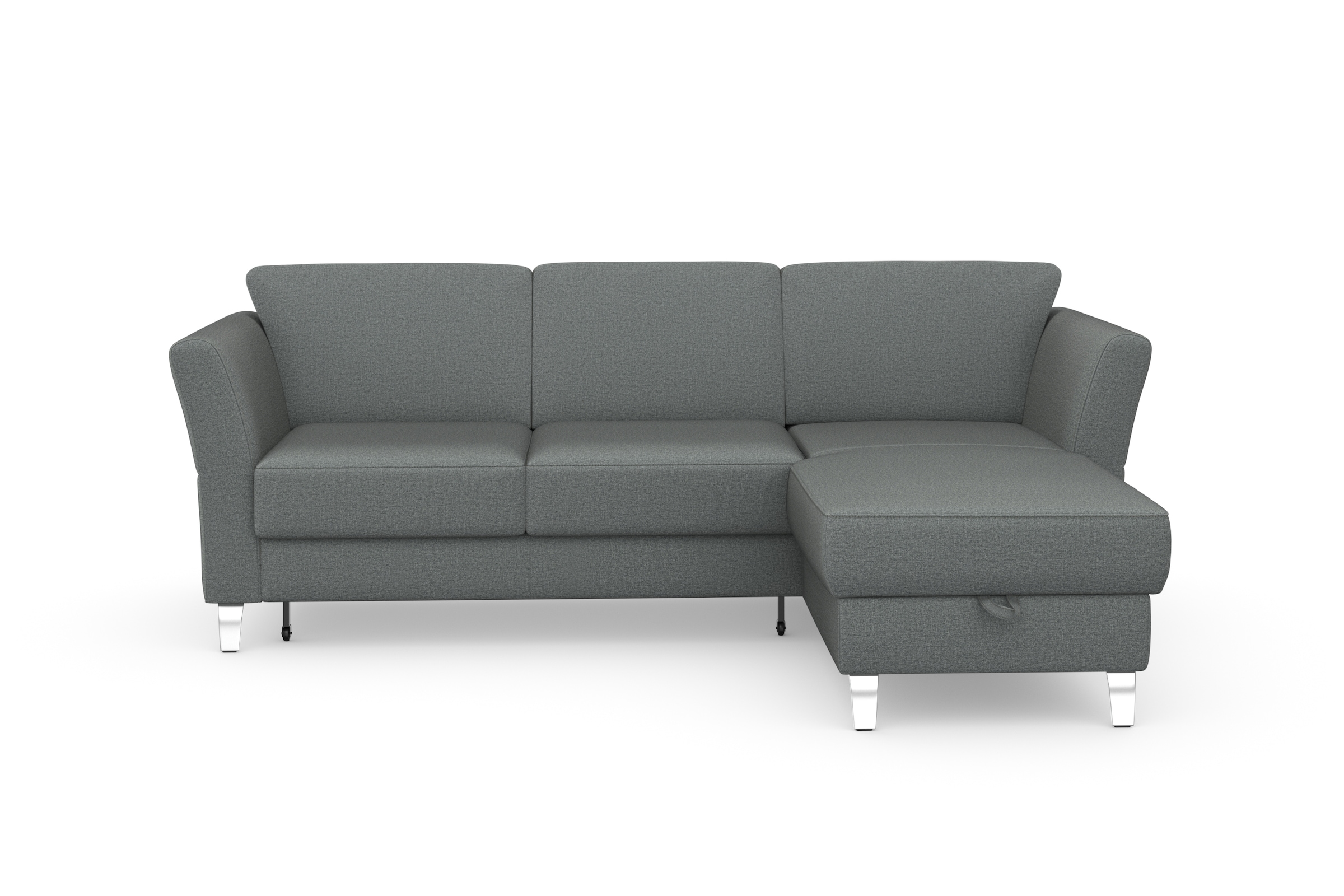 sit&more Ecksofa "Visby L-Form", wahlweise mit Bettfunktion und Bettkasten, günstig online kaufen