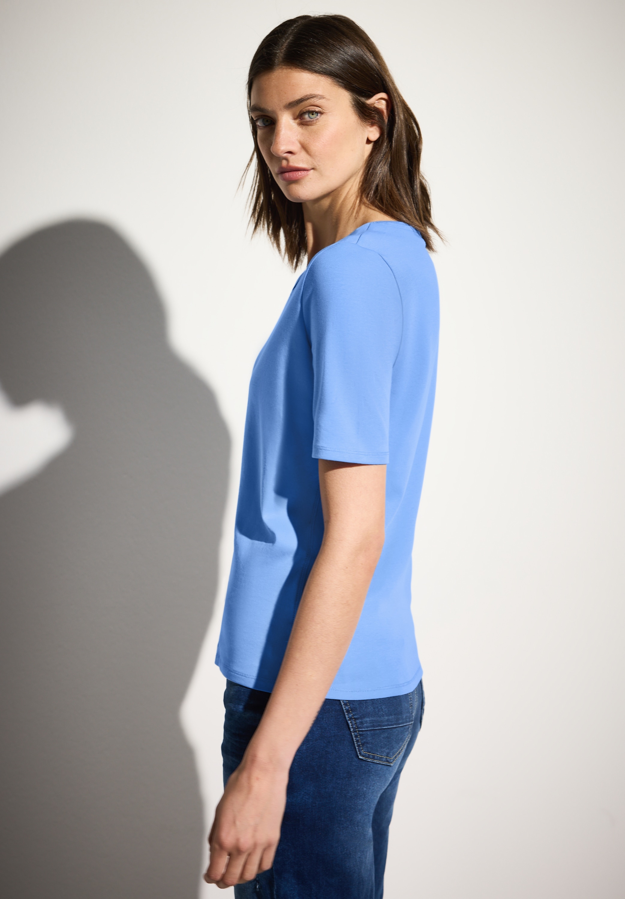 Cecil T-Shirt, aus reiner Baumwolle