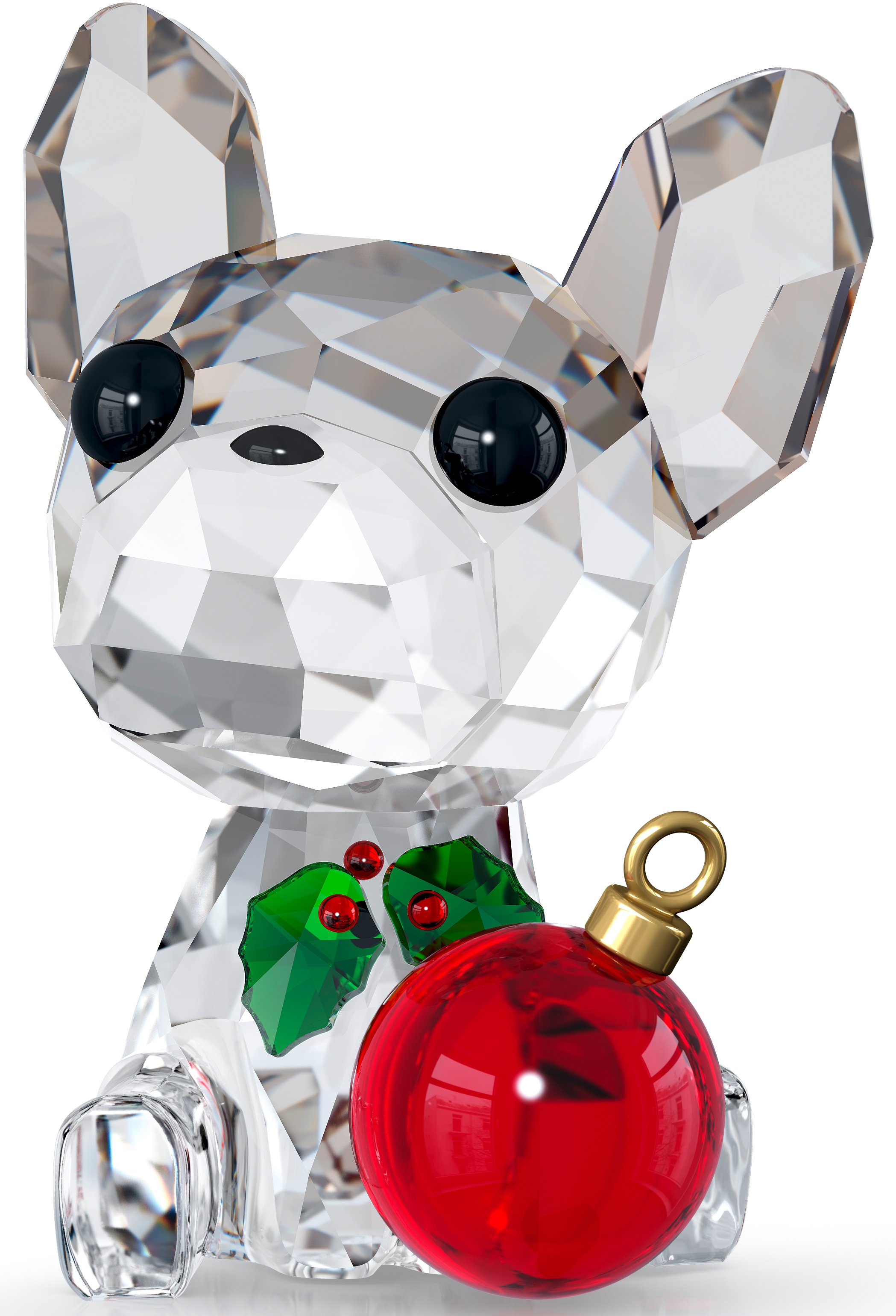 Swarovski Dekofigur »Holiday Cheers Französische Bulldogge, 5625662«, Swarovski® Kristall
