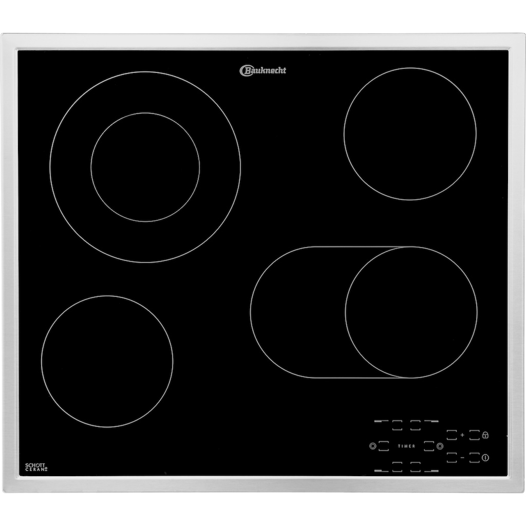 BAUKNECHT Backofen-Set »BAKO4 HR6 BLACK«, BIR4 DH8FS2 ES, mit 2-fach-Teleskopauszug, Hydrolyse, (Set)