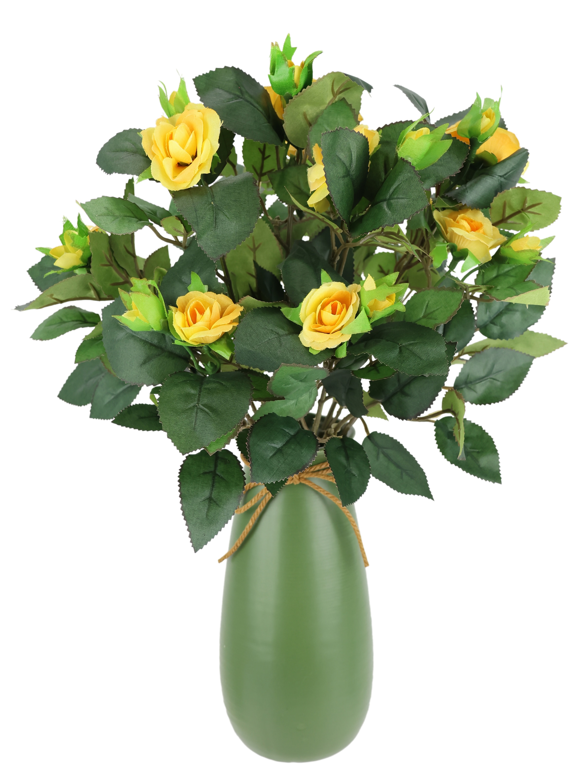I.GE.A. Kunstblume "Künstlicher Rosenbusch in Vase", Rosenstrauß Strauß Bou günstig online kaufen