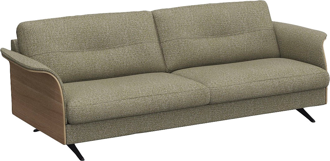 FLEXLUX 3-Sitzer »Glow Designsofa, bequem und komfortabel durch hochwertigen Sitzaufbau«, Skandinavisches Design, In hochwertiger Verarbeitung