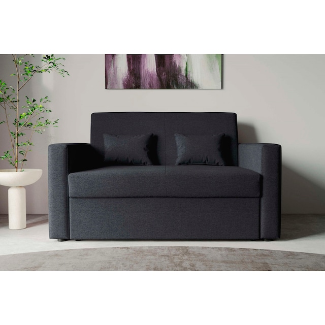 INOSIGN Schlafsofa »Ravena«, kompaktes 2-Sitzer Sofa, mit Bettfunktion  bestellen | BAUR