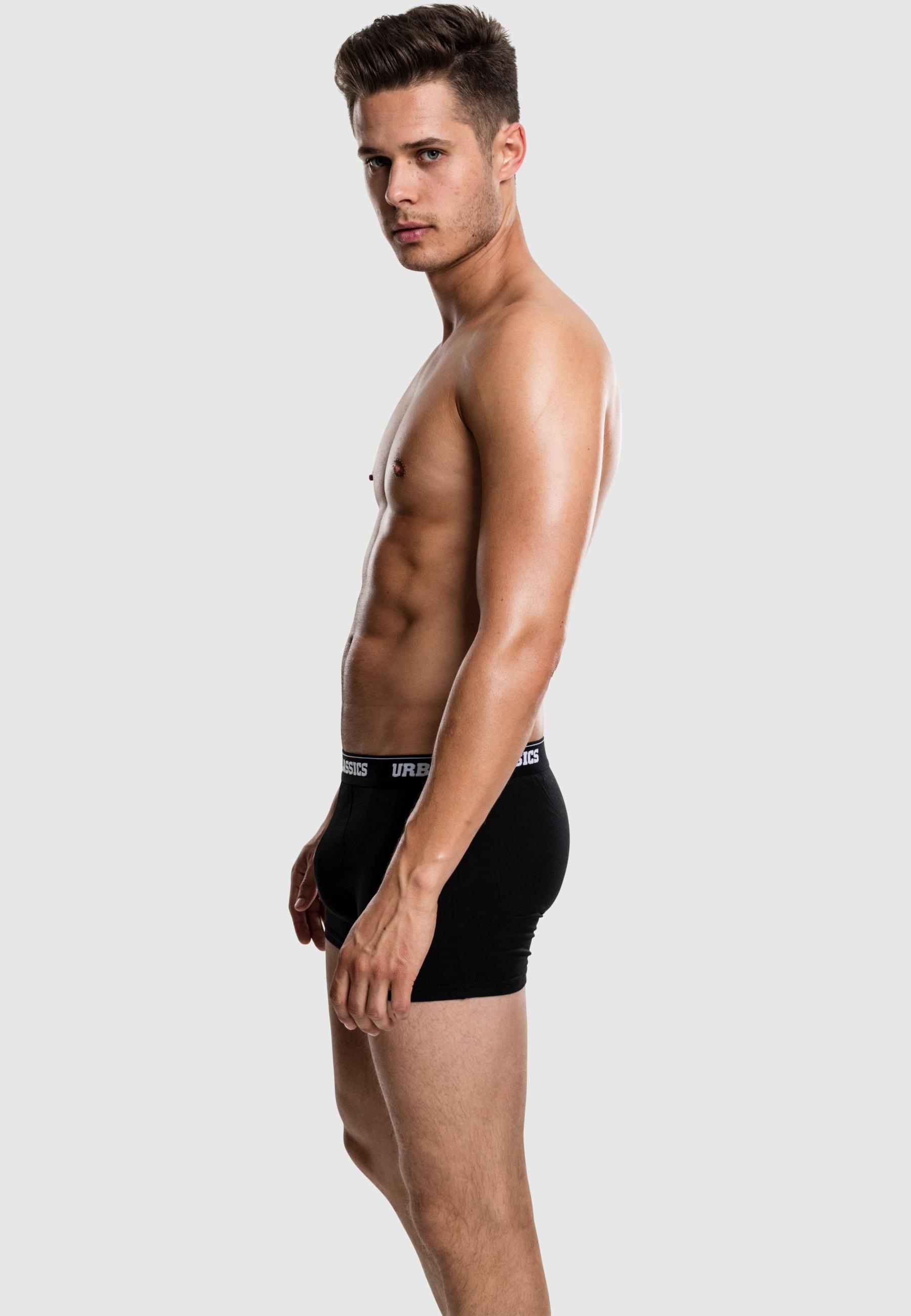 URBAN CLASSICS Boxershorts »Urban Classics Accessoires Modal Boxer Shorts Double-Pack«, (1 St.)