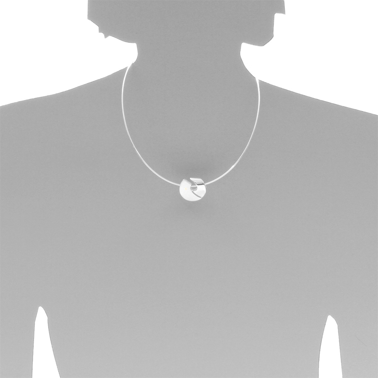 OSTSEE-SCHMUCK Kette mit Anhänger »- Rica - Silber 925/000 - Brillant«