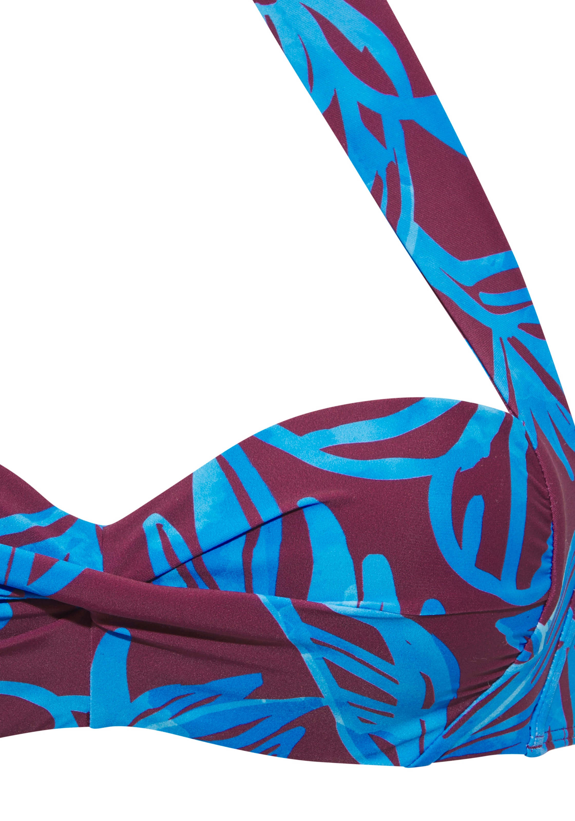 Thumbnail - LASCANA Bügel-Bandeau-Bikini-Top "Esme" mit floralem Design