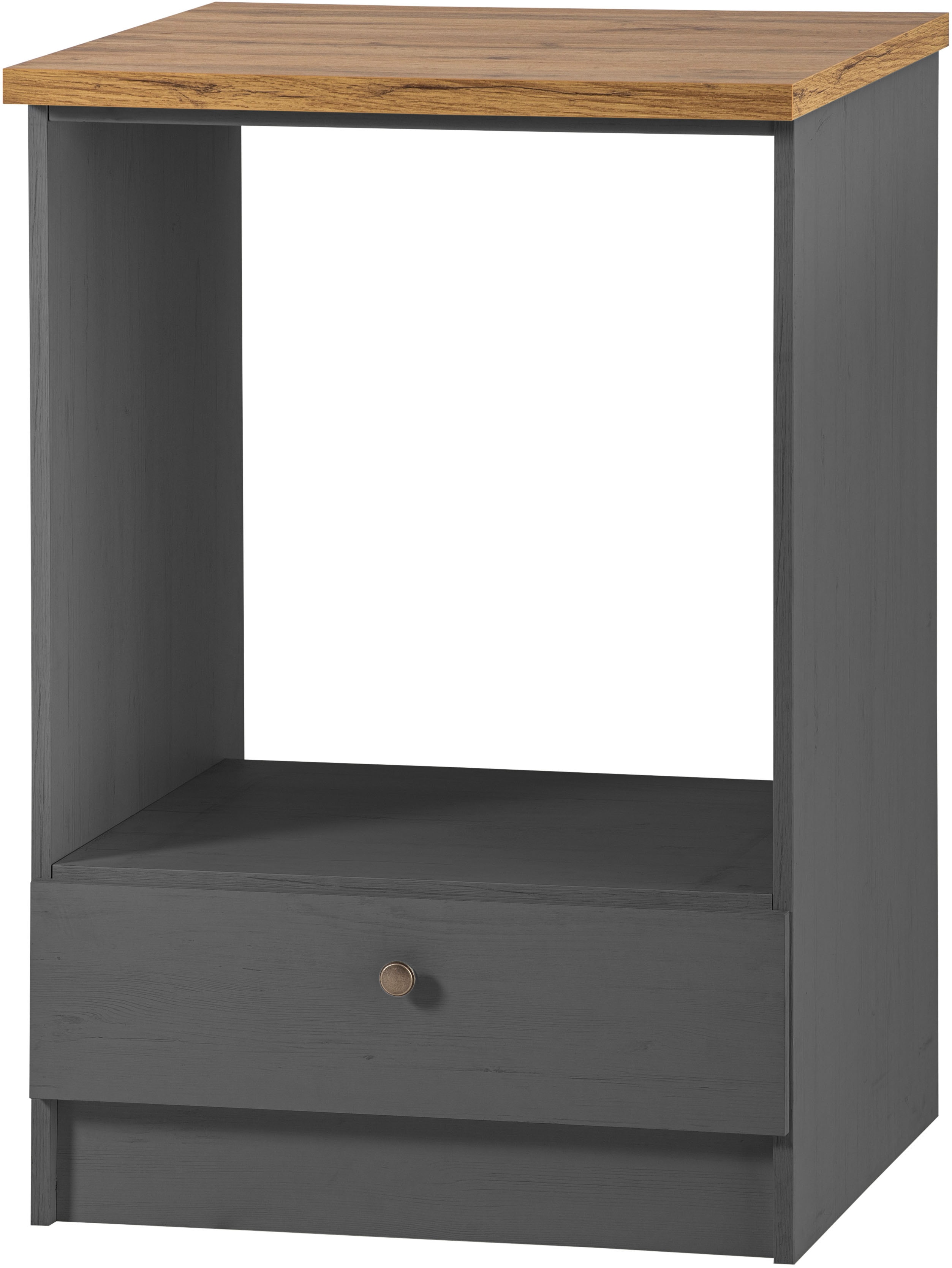OTTO home Herdumbauschrank "KS-Westminster, Herdumbau, Unterschrank, Ofenschrank, Küchenschrank" Breite 63 cm, Nischenmaß B/T/H 56,8/62,5/58,8 cm, mit 1 Schubkasten